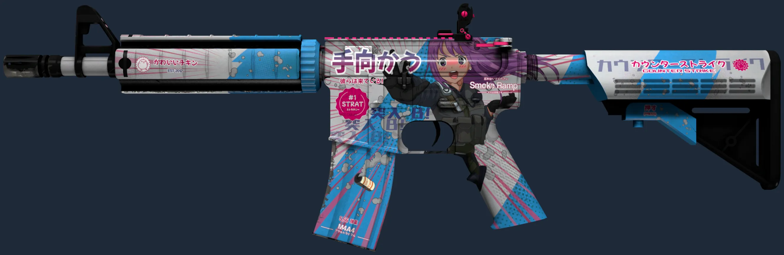 M4A4 | Temukau (Minimal Wear)