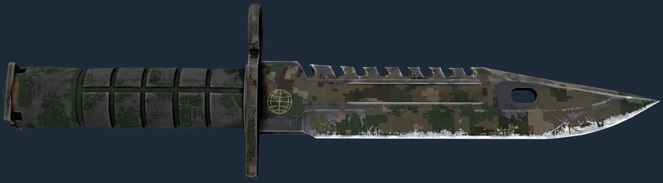 ★ M9 Bayonet | Forest DDPAT (Well-Worn)
