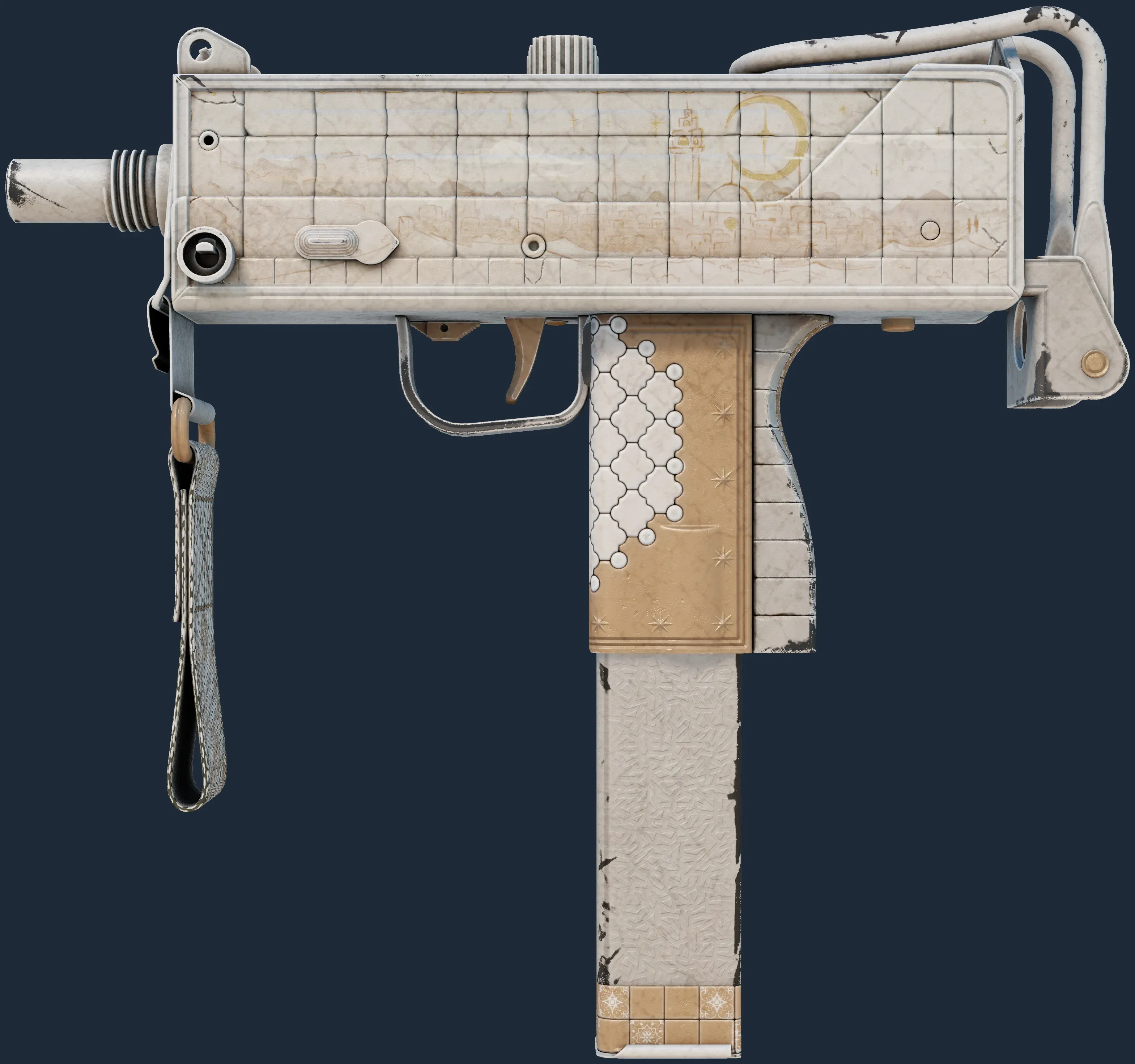 MAC-10 | Arabesque Mosaic (Well-Worn) MAC-10 | Arabesque Mosaic (Well-Worn)