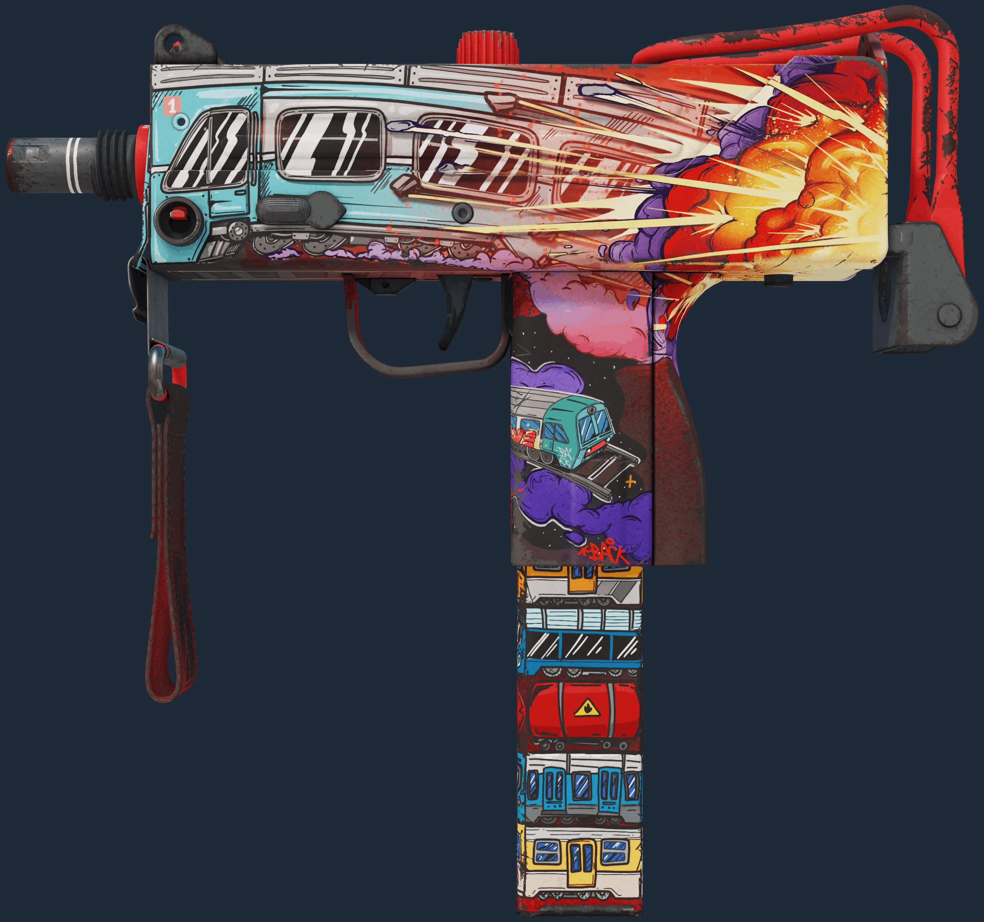 MAC-10 | Derailment (Field-Tested)