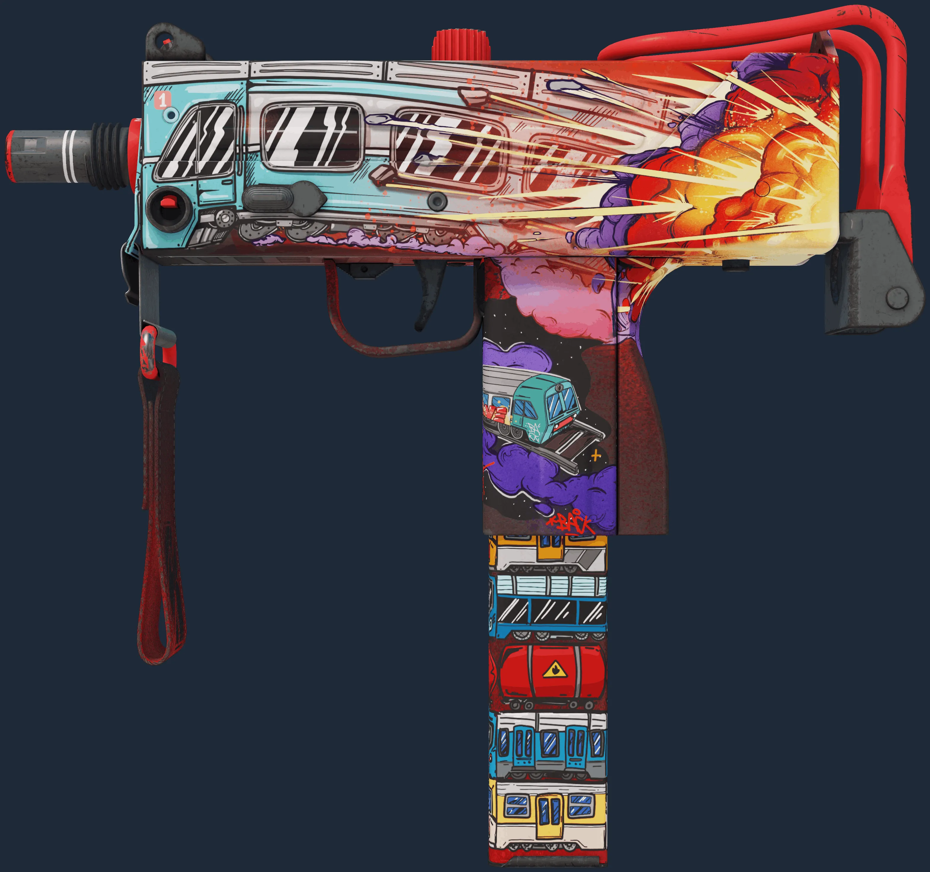 MAC-10 | Derailment (Minimal Wear)