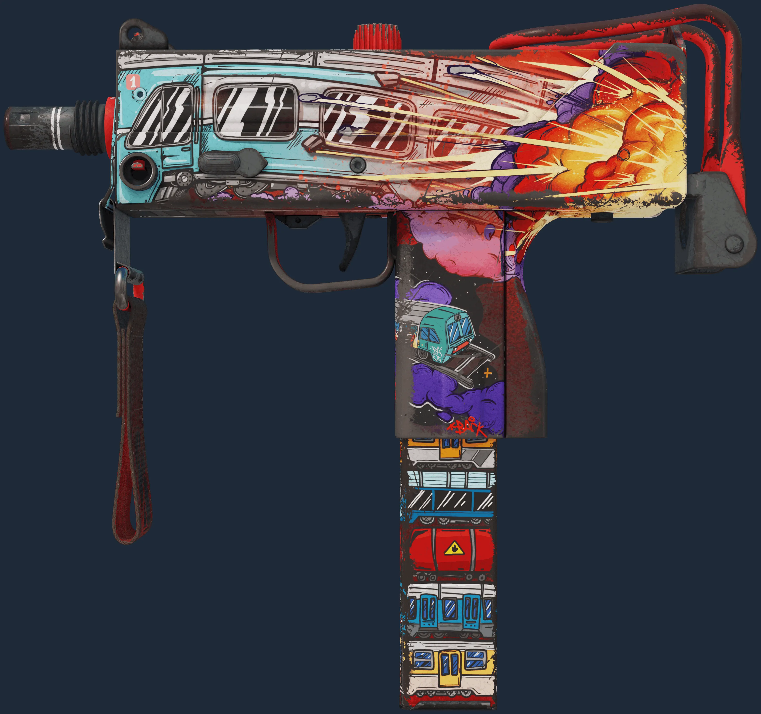 MAC-10 | Derailment (Well-Worn)