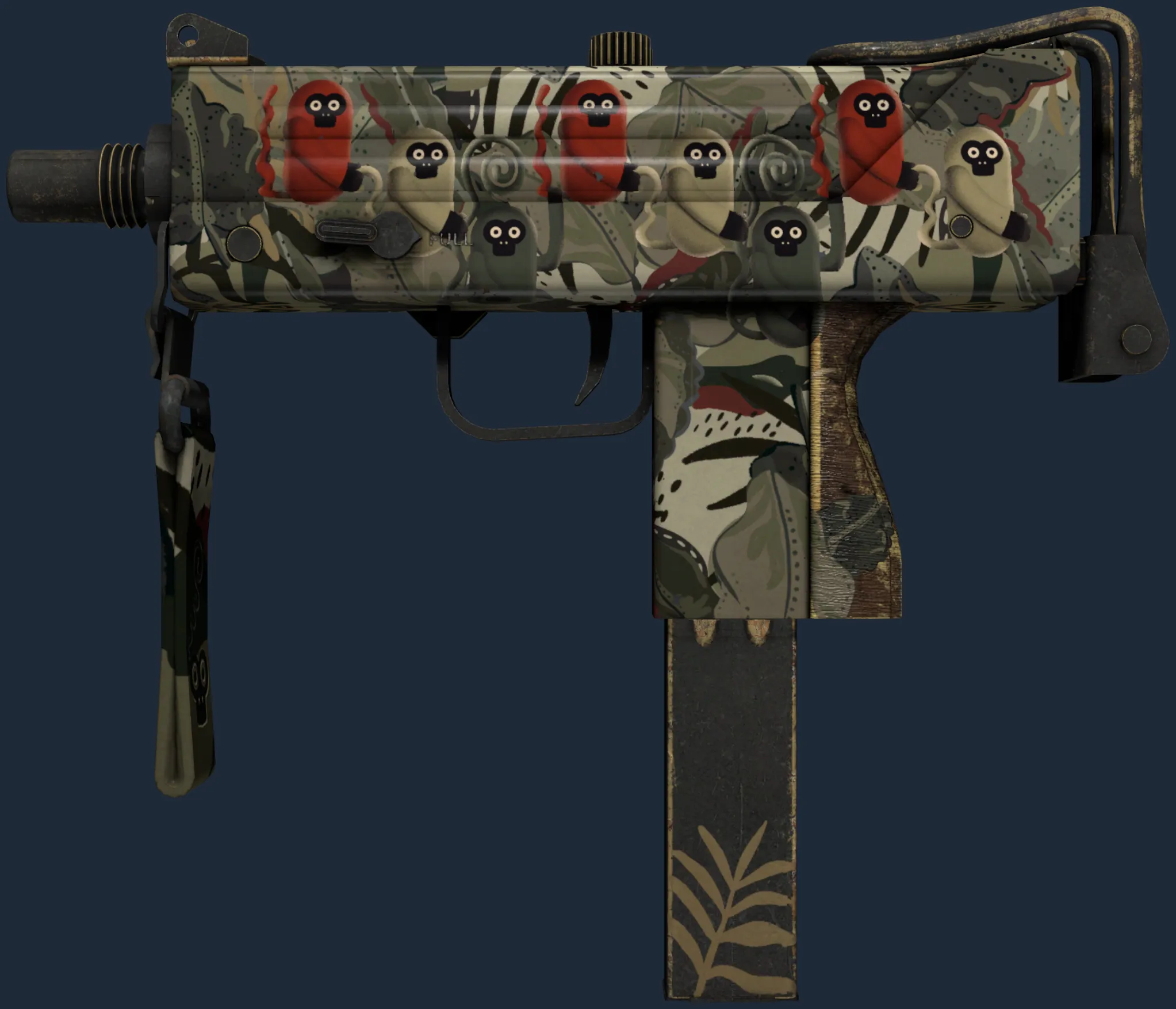 MAC-10 | Monkeyflage (Field-Tested)