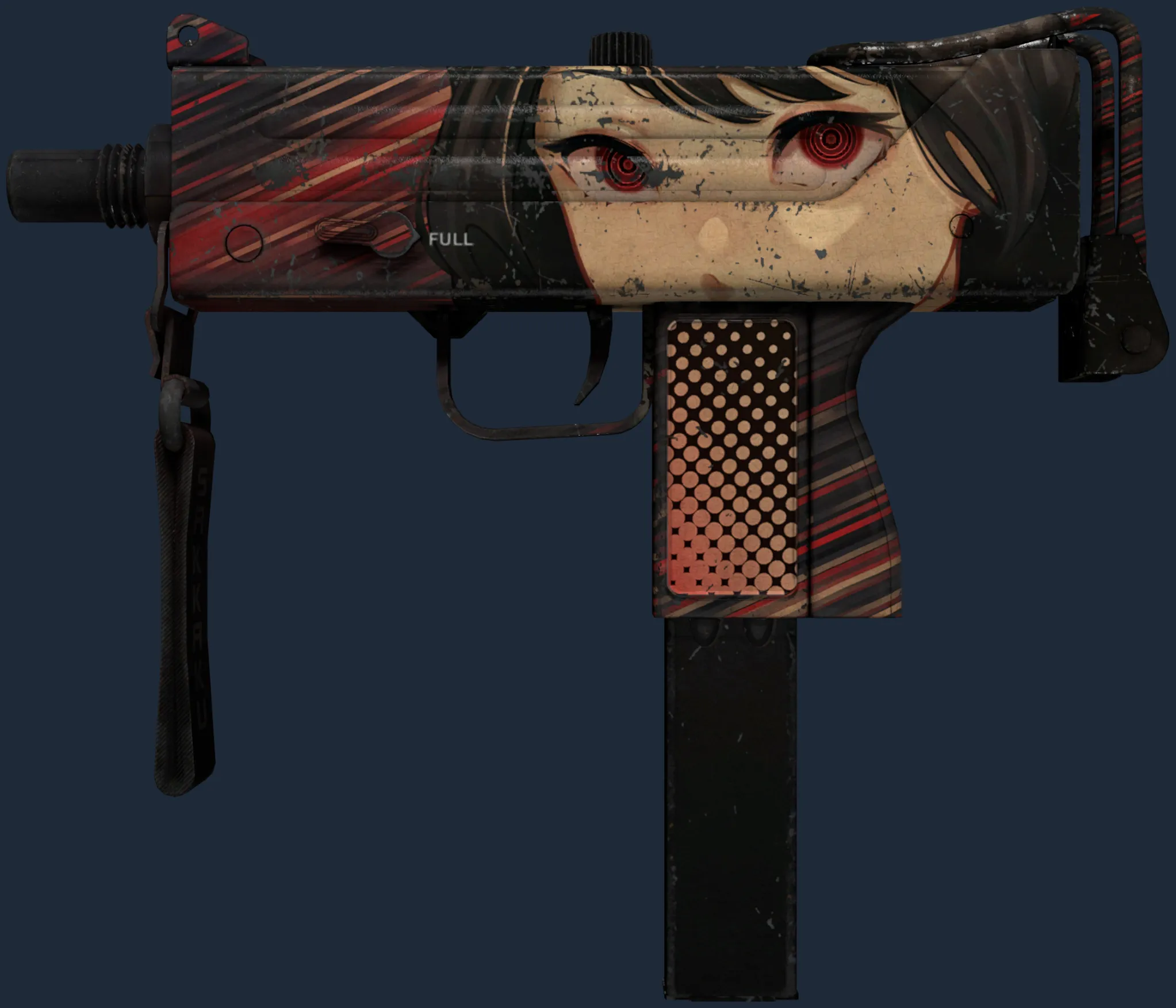 MAC-10 | Sakkaku (Battle-Scarred)