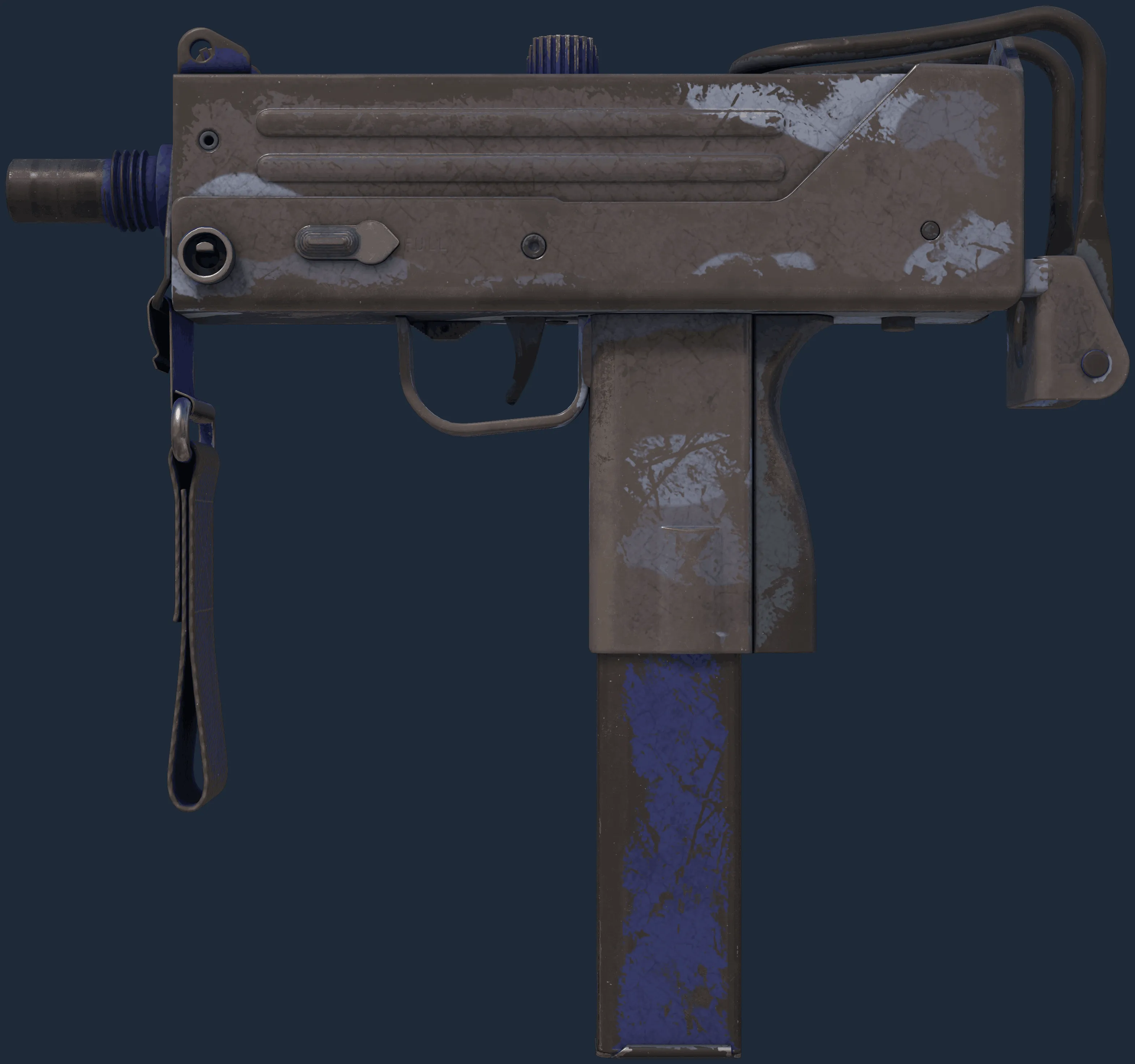 MAC-10 | Storm Camo (Battle-Scarred)
