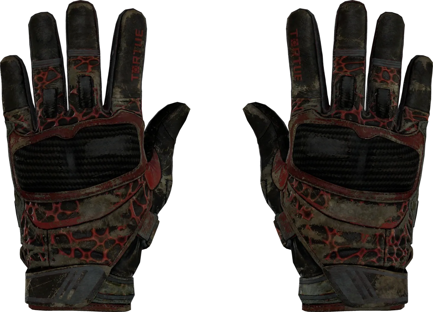 ★ Moto Gloves | Blood Pressure (Battle-Scarred)