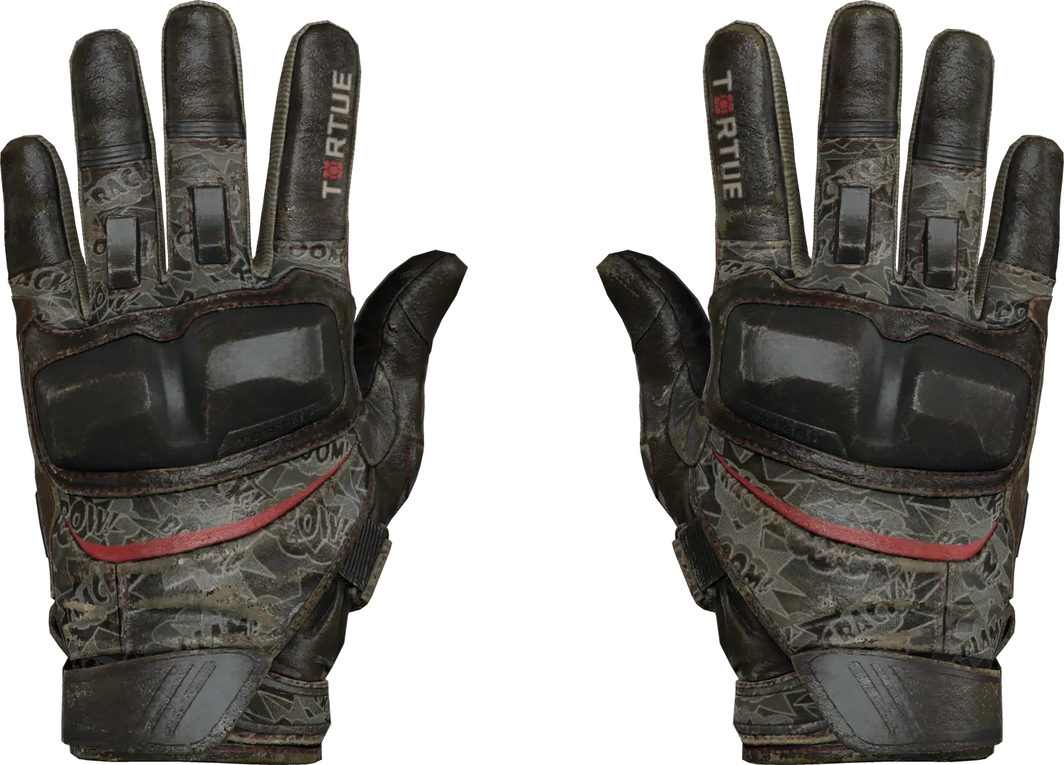 ★ Moto Gloves | Boom! (Well-Worn)