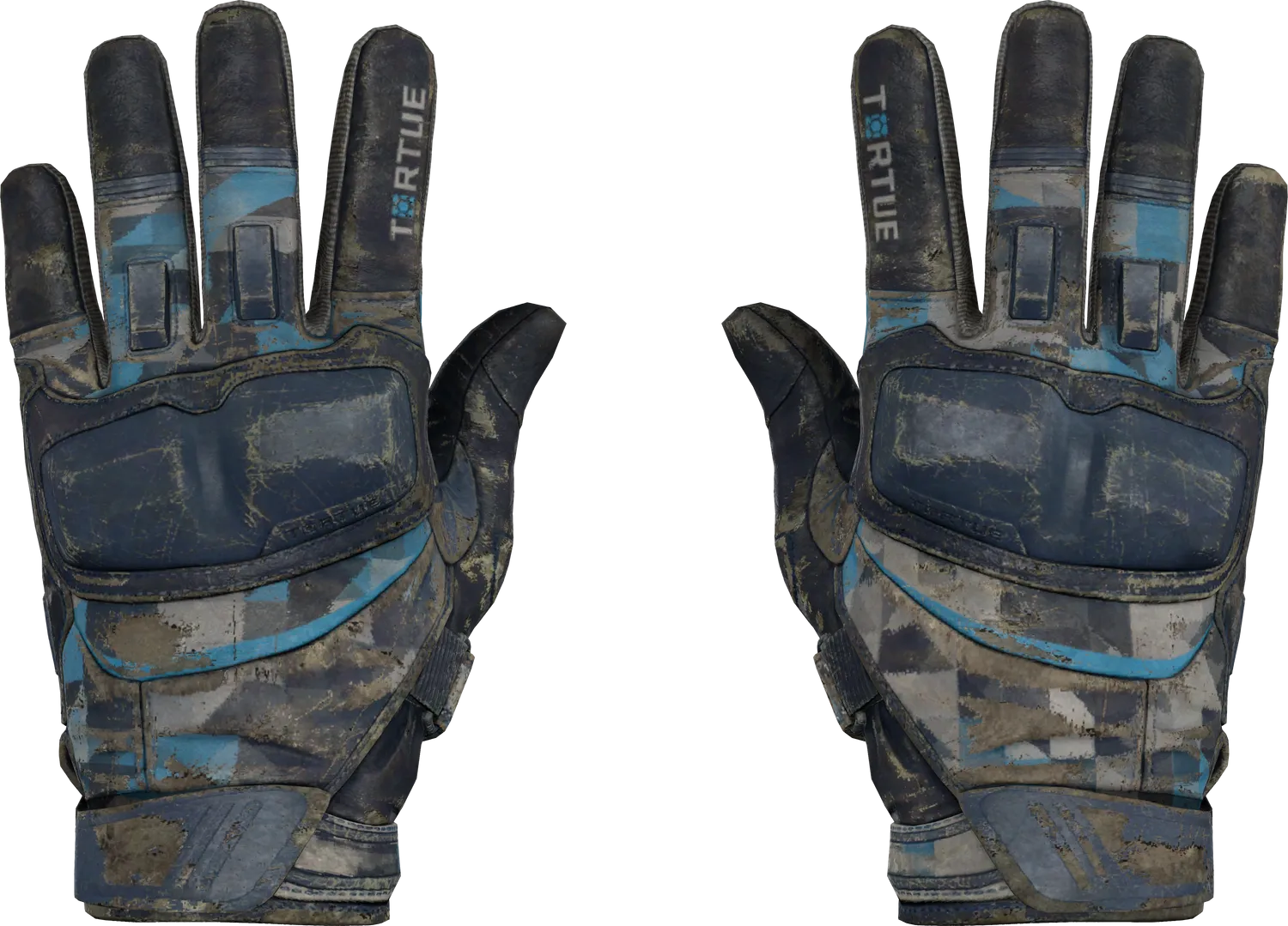 ★ Moto Gloves | Cool Mint (Battle-Scarred)