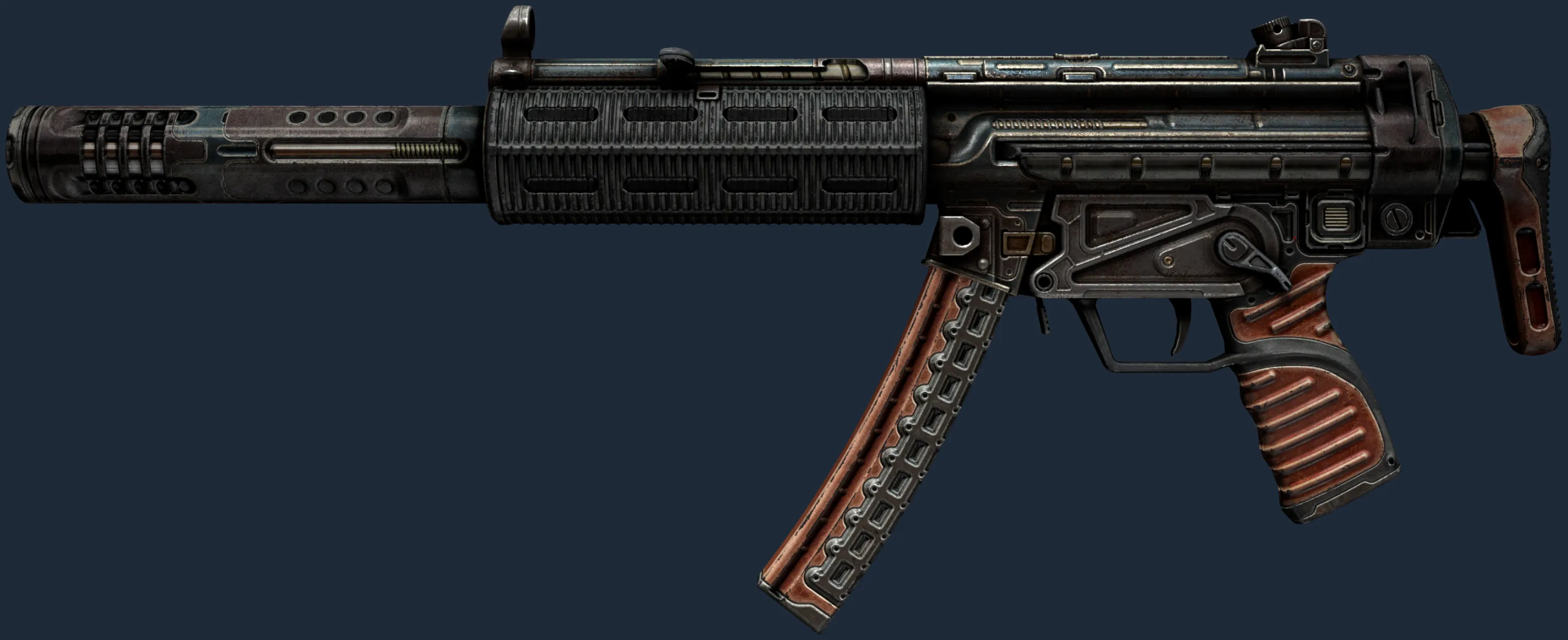 MP5-SD | Gauss (Battle-Scarred)
