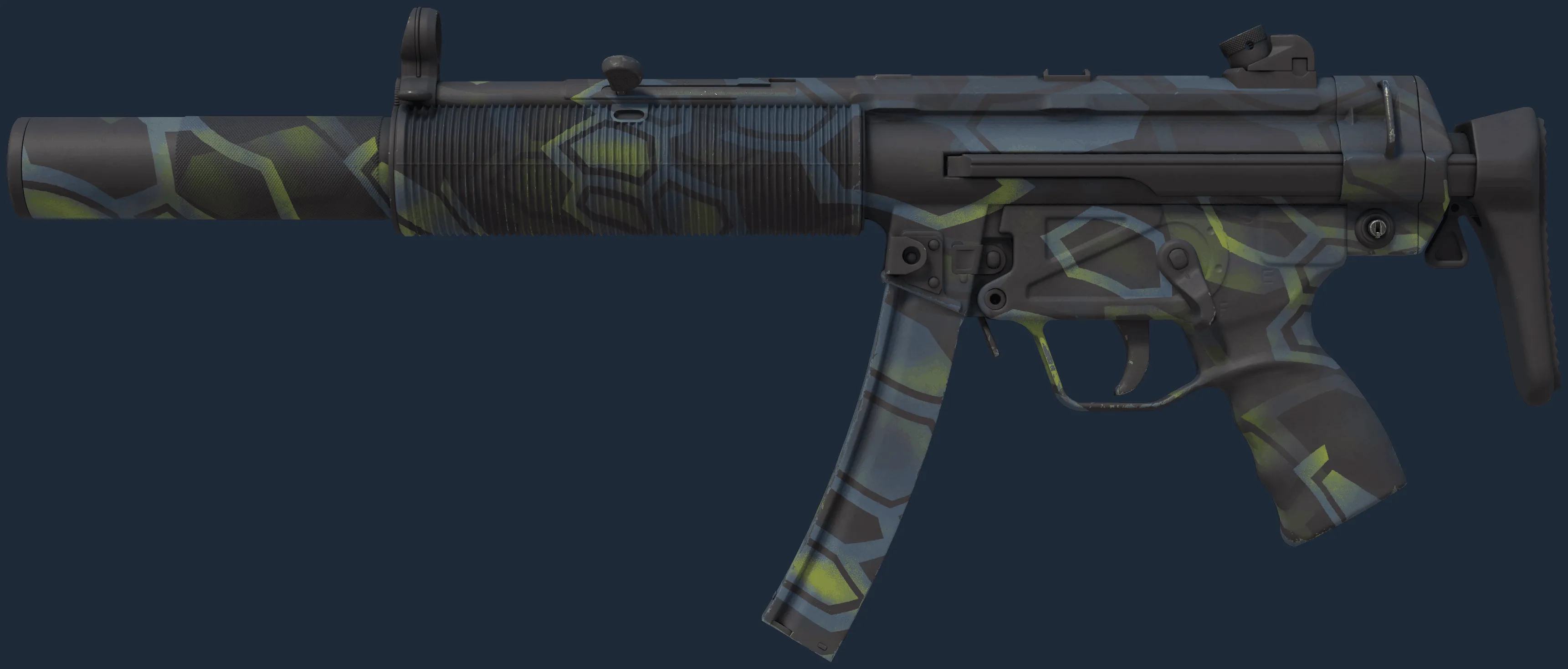 MP5-SD | Lime Hex (Minimal Wear)