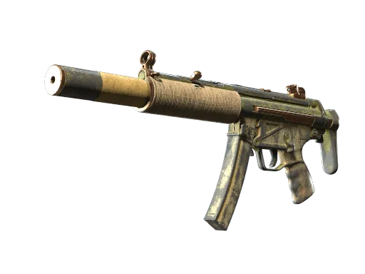 MP5-SD | Savannah Halftone (Battle-Scarred)