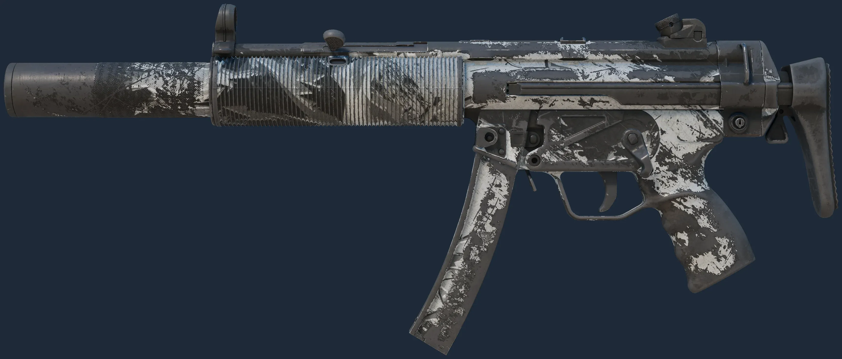 MP5-SD | Snow Splash (Battle-Scarred)