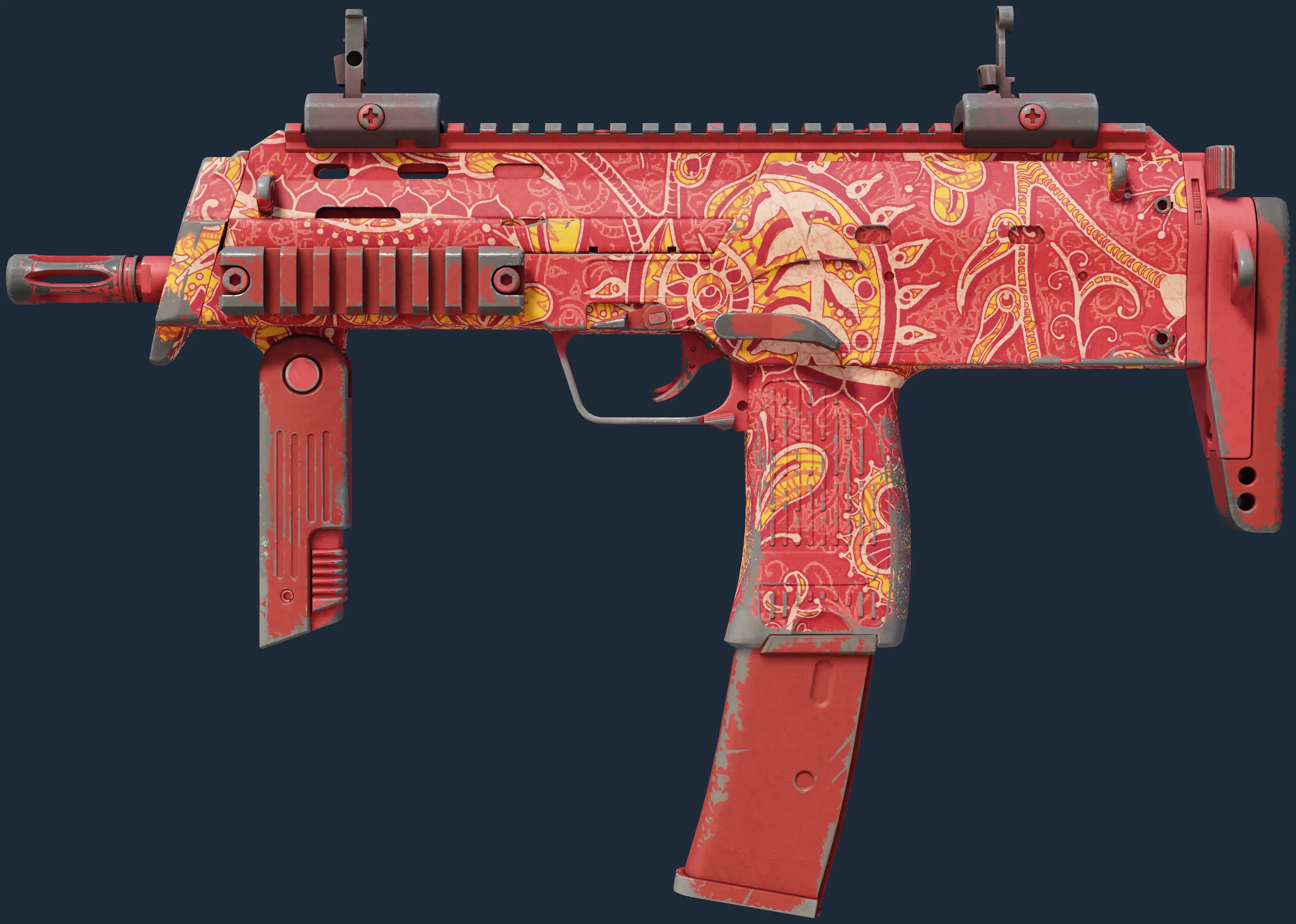 MP7 | Coral Paisley (Field-Tested)