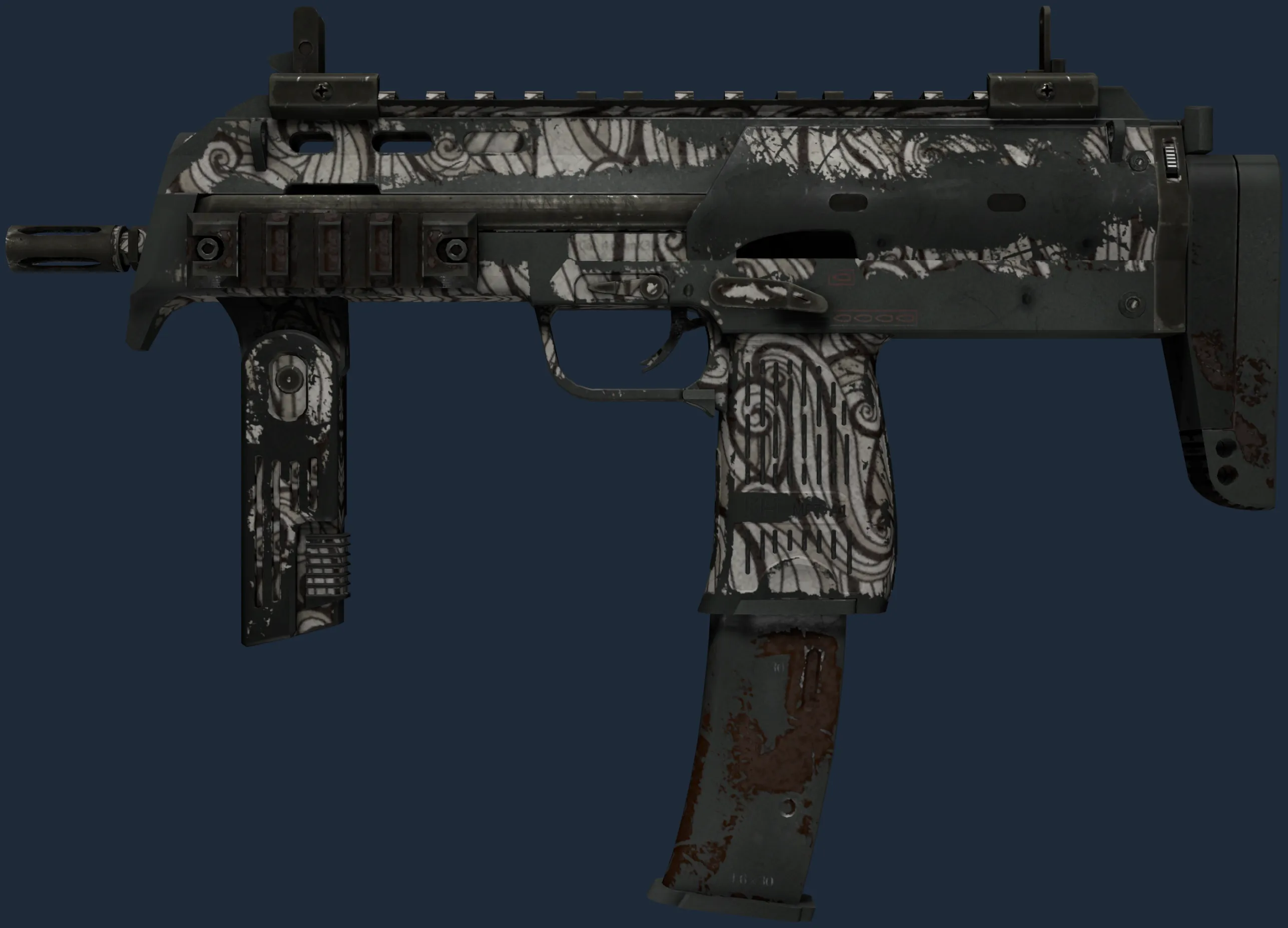 MP7 | Gunsmoke (Battle-Scarred)