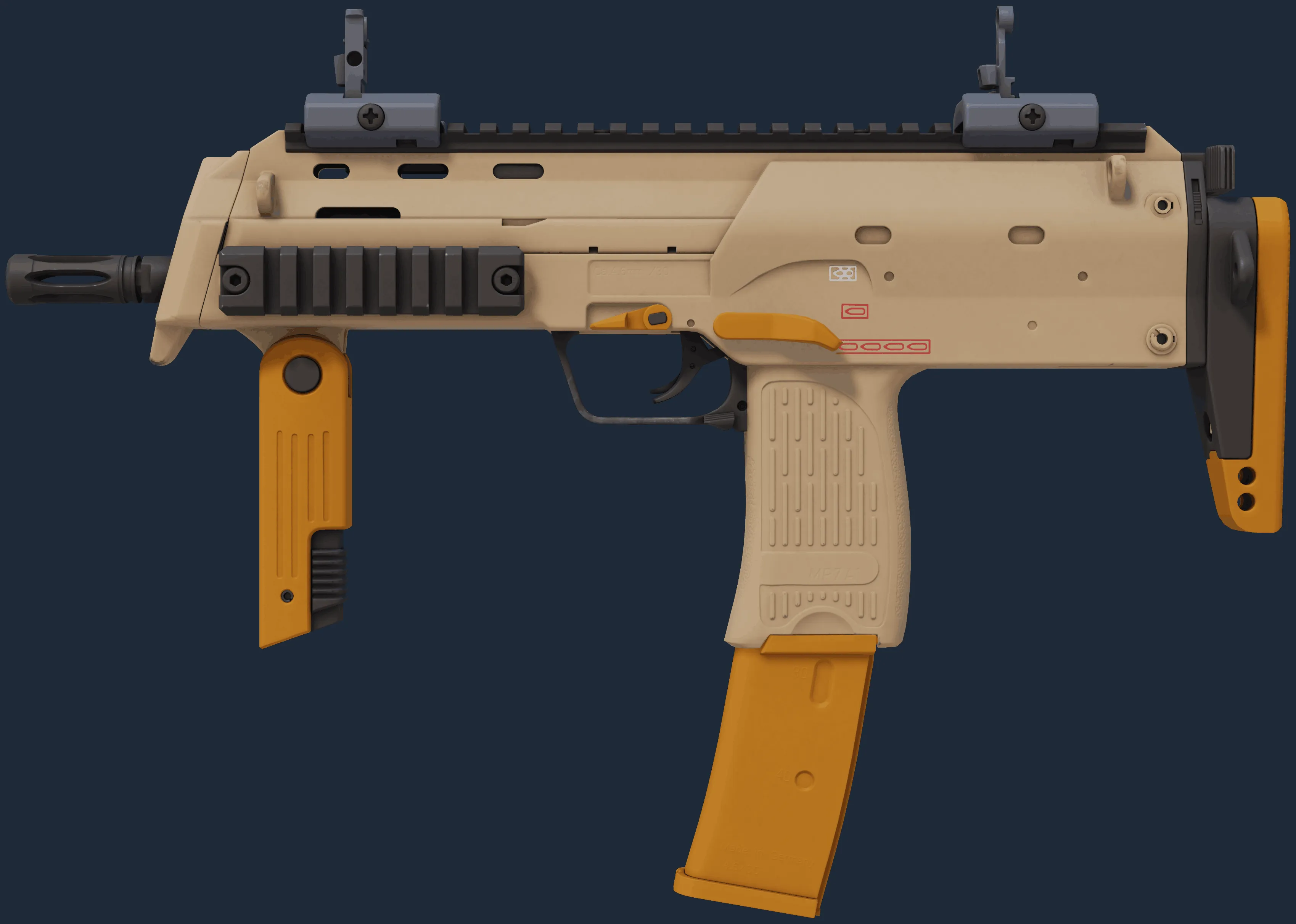 MP7 | Short Ochre (Factory New)