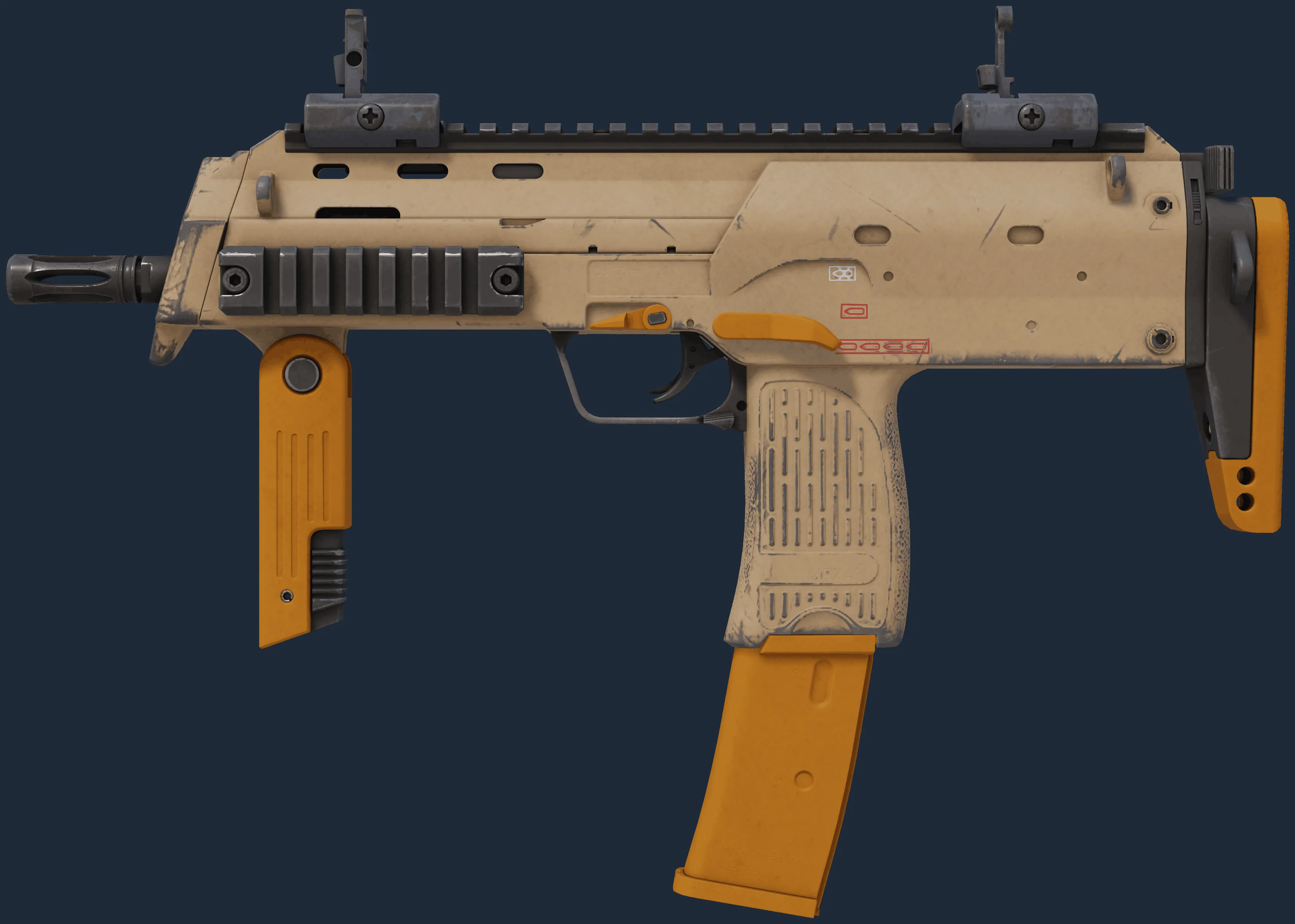 MP7 | Short Ochre (Field-Tested)