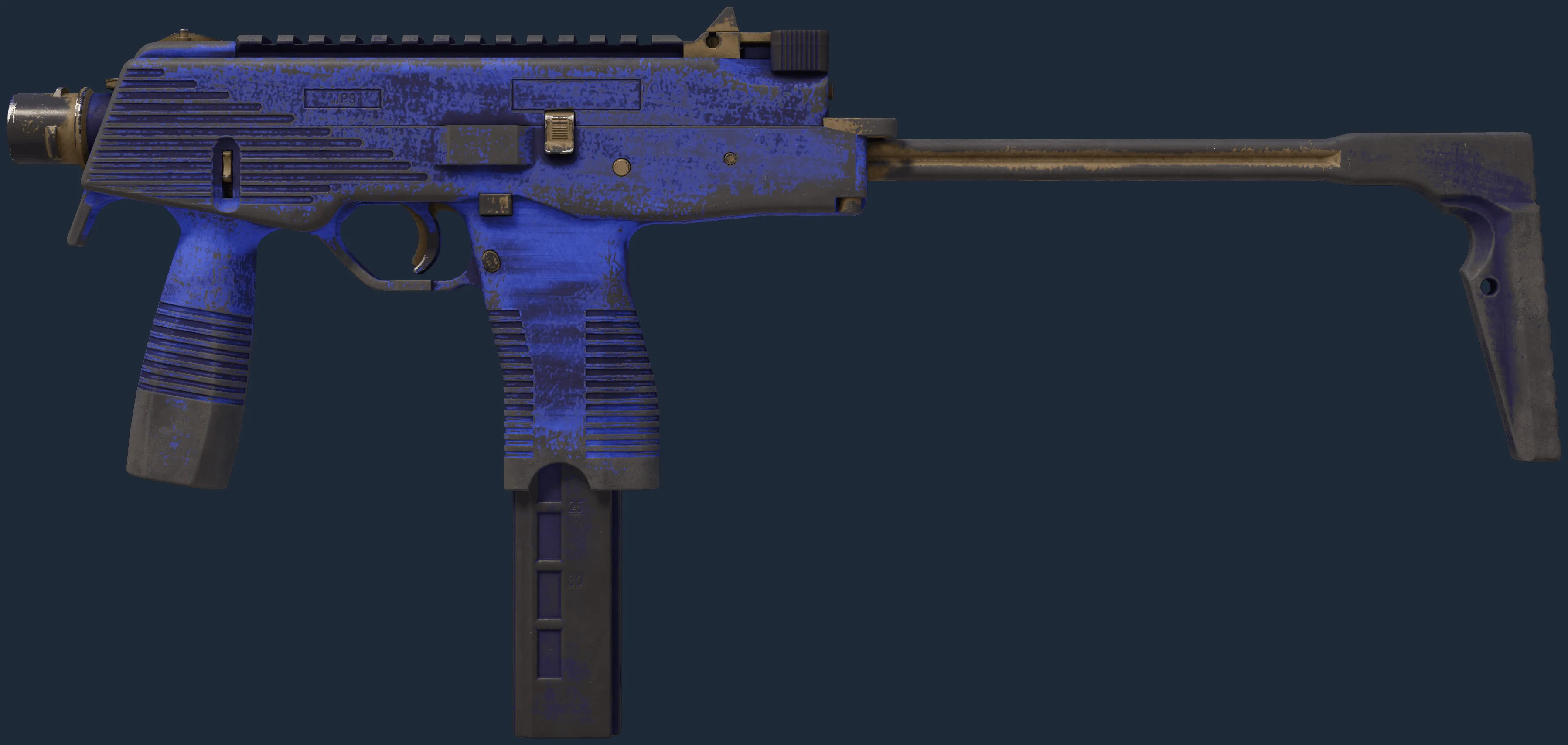 MP9 | Buff Blue (Battle-Scarred)