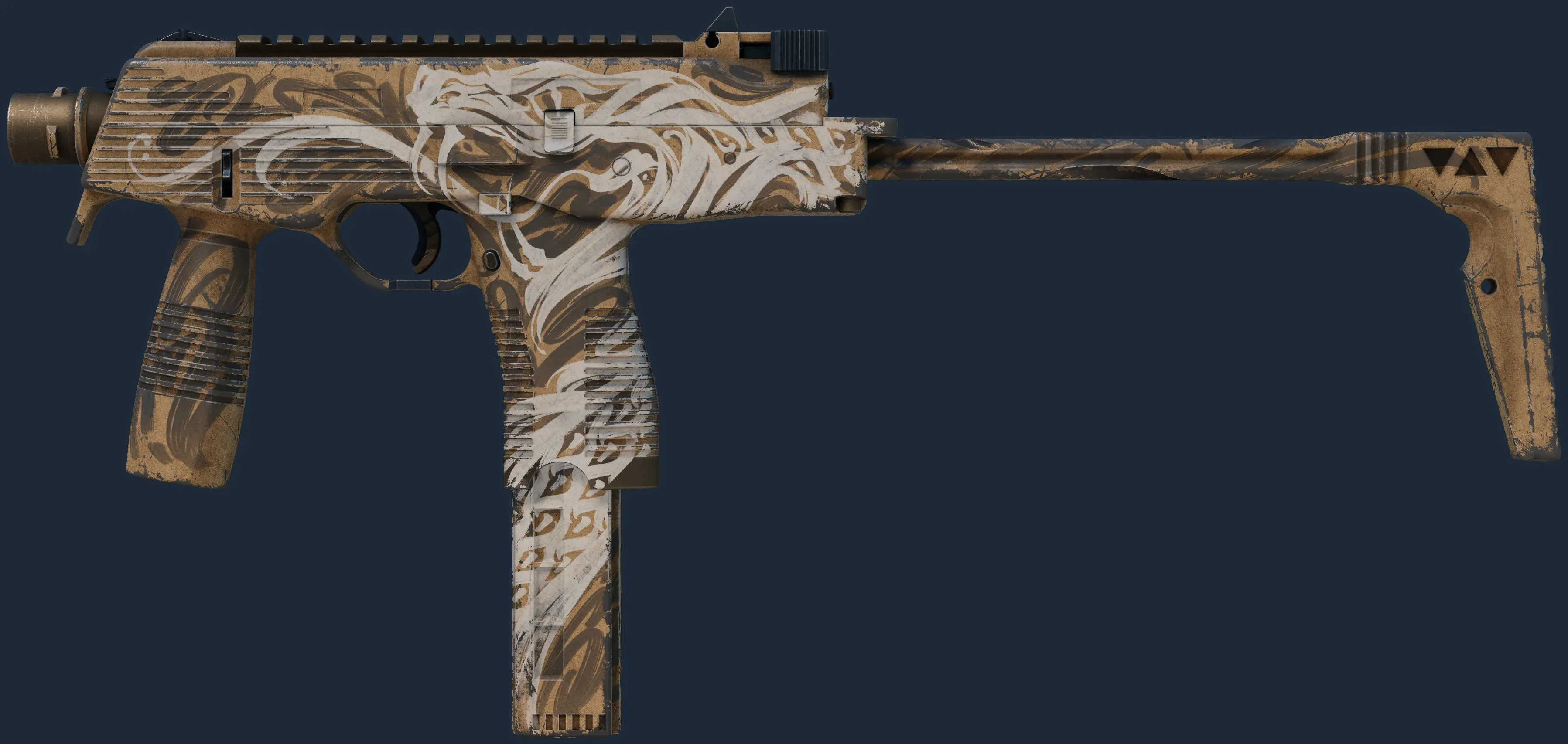 MP9 | Dune Asp (Well-Worn) MP9 | Dune Asp (Well-Worn)