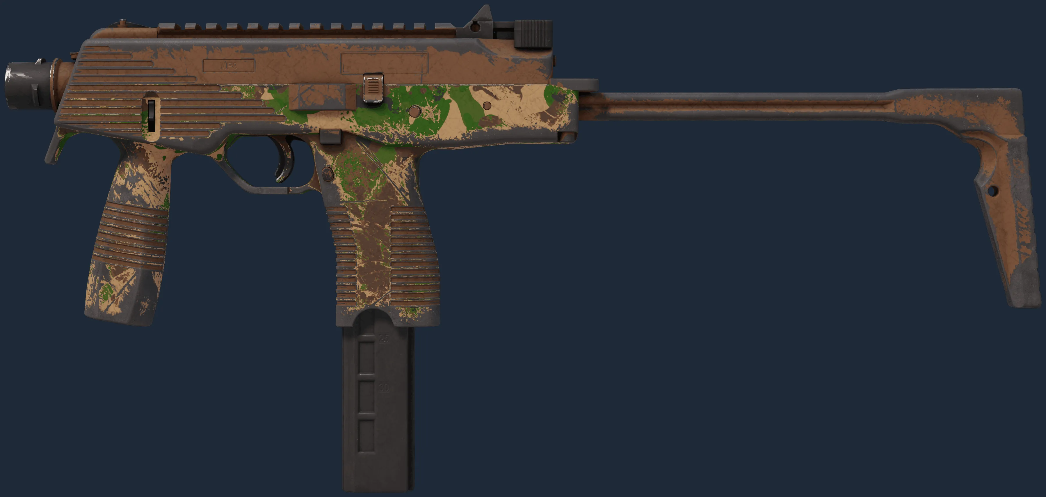 MP9 | Multi-Terrain (Well-Worn)