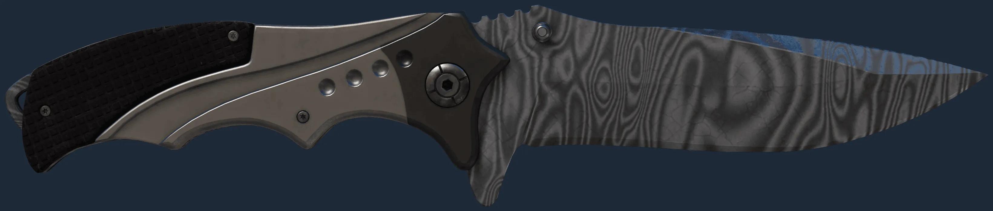 ★ Nomad Knife | Damascus Steel (Well-Worn)