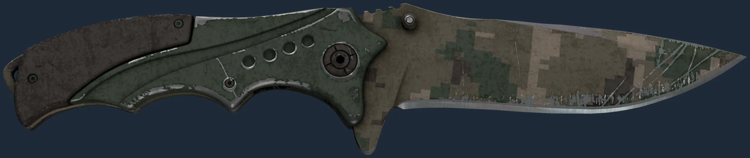 ★ Nomad Knife | Forest DDPAT (Battle-Scarred)
