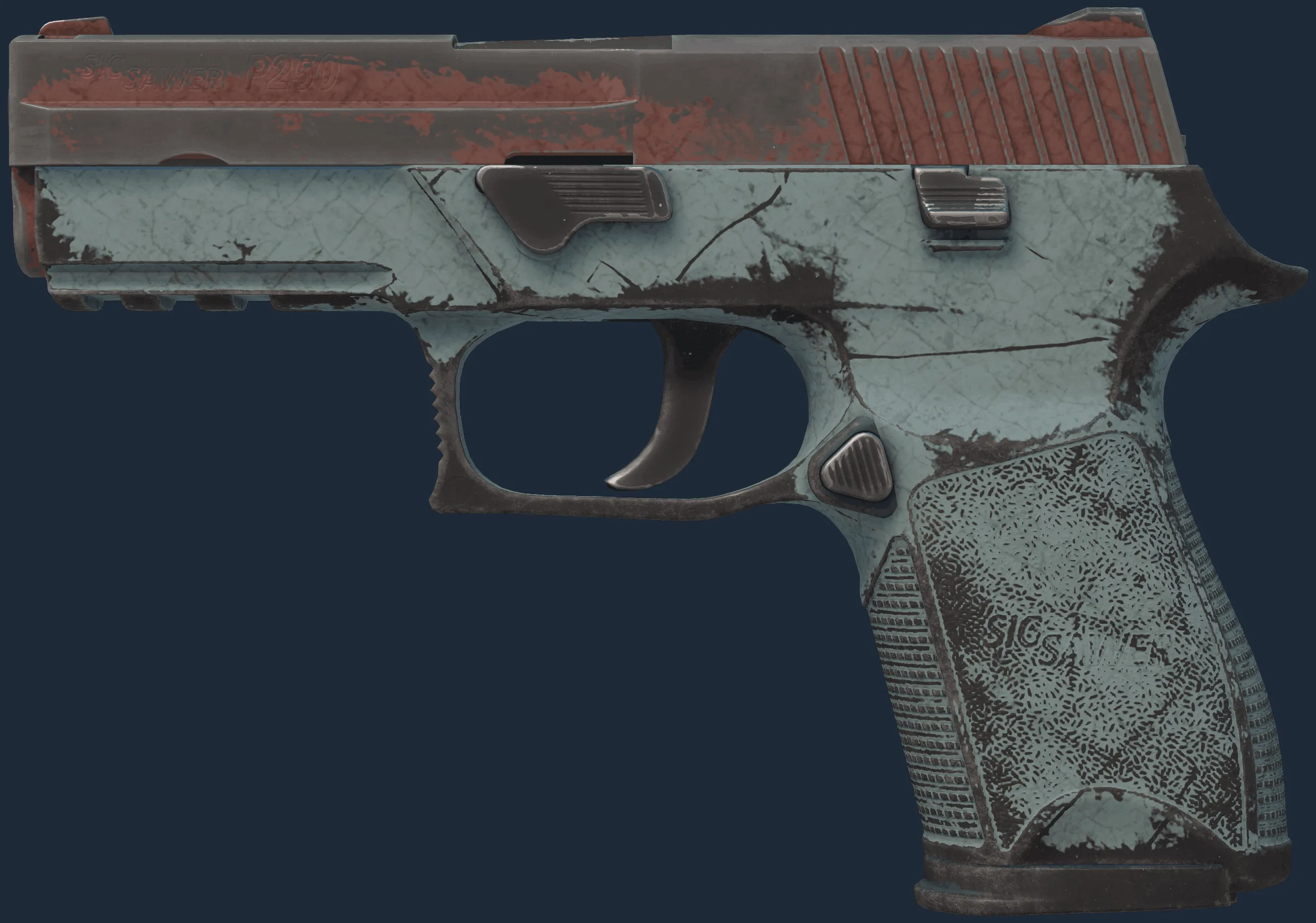 P250 | Copper Oxide (Battle-Scarred)