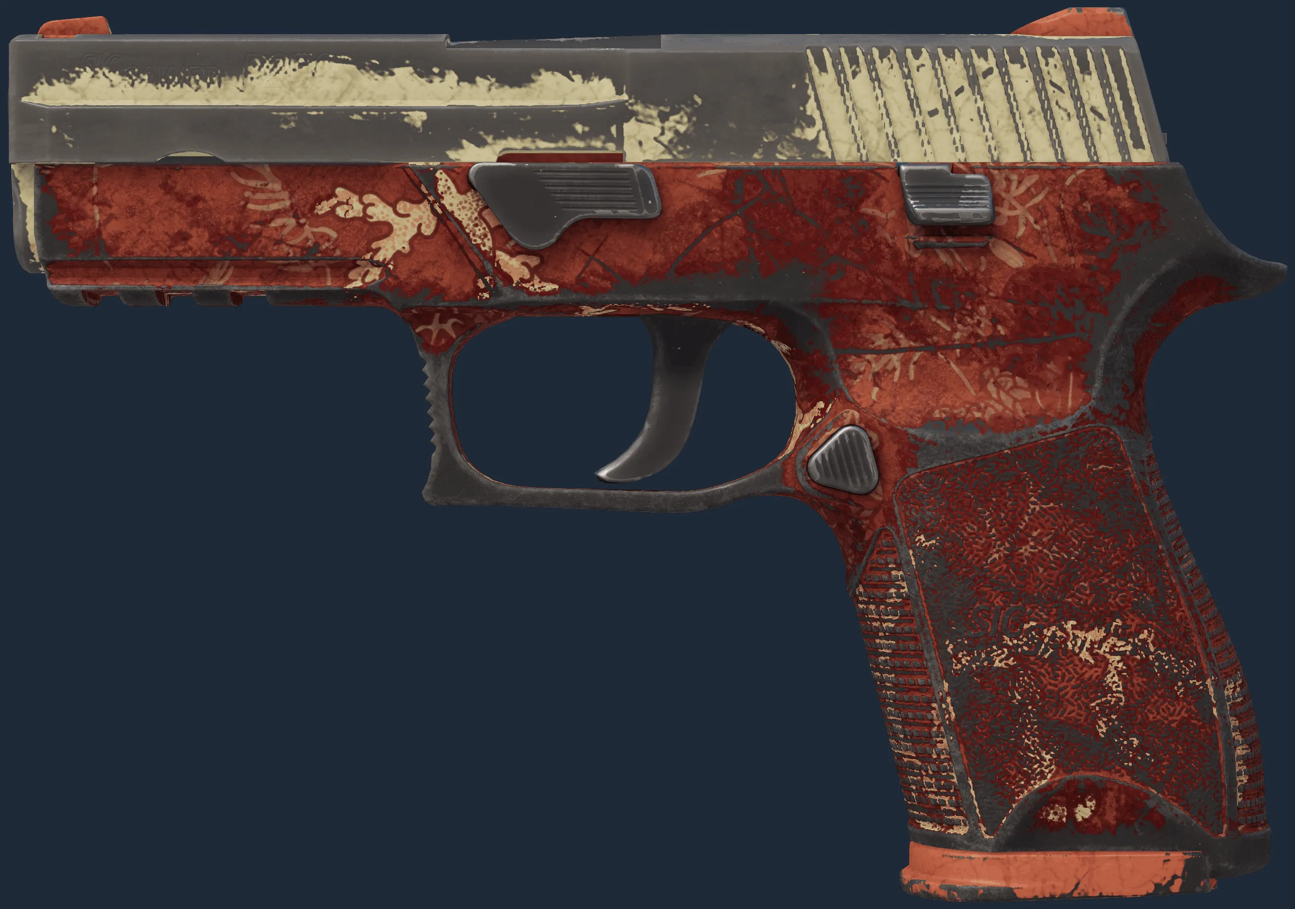 P250 | Red Tide (Battle-Scarred)