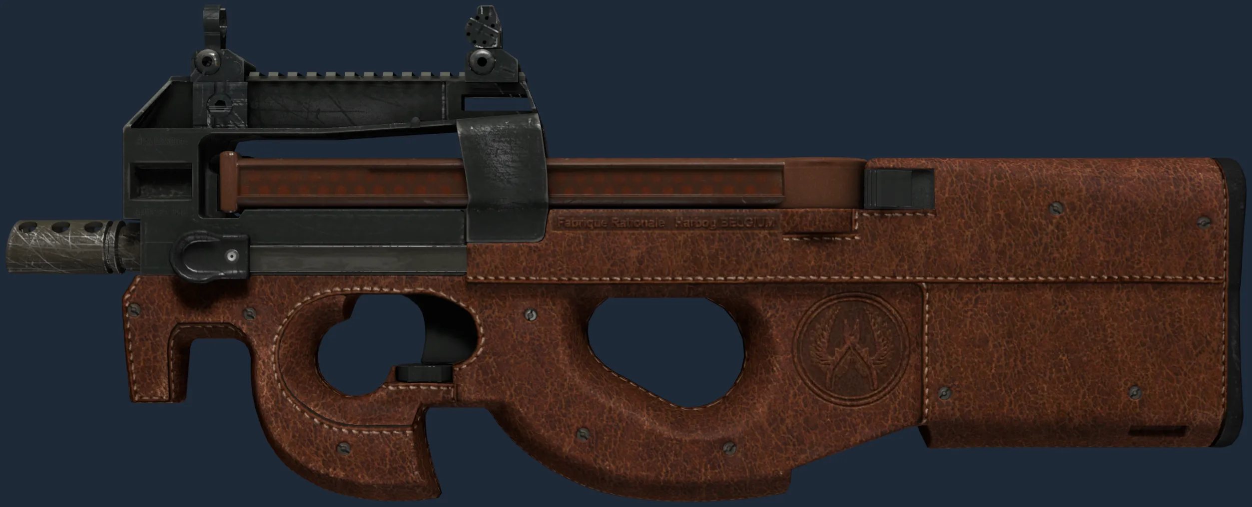 P90 | Leather (Well-Worn)