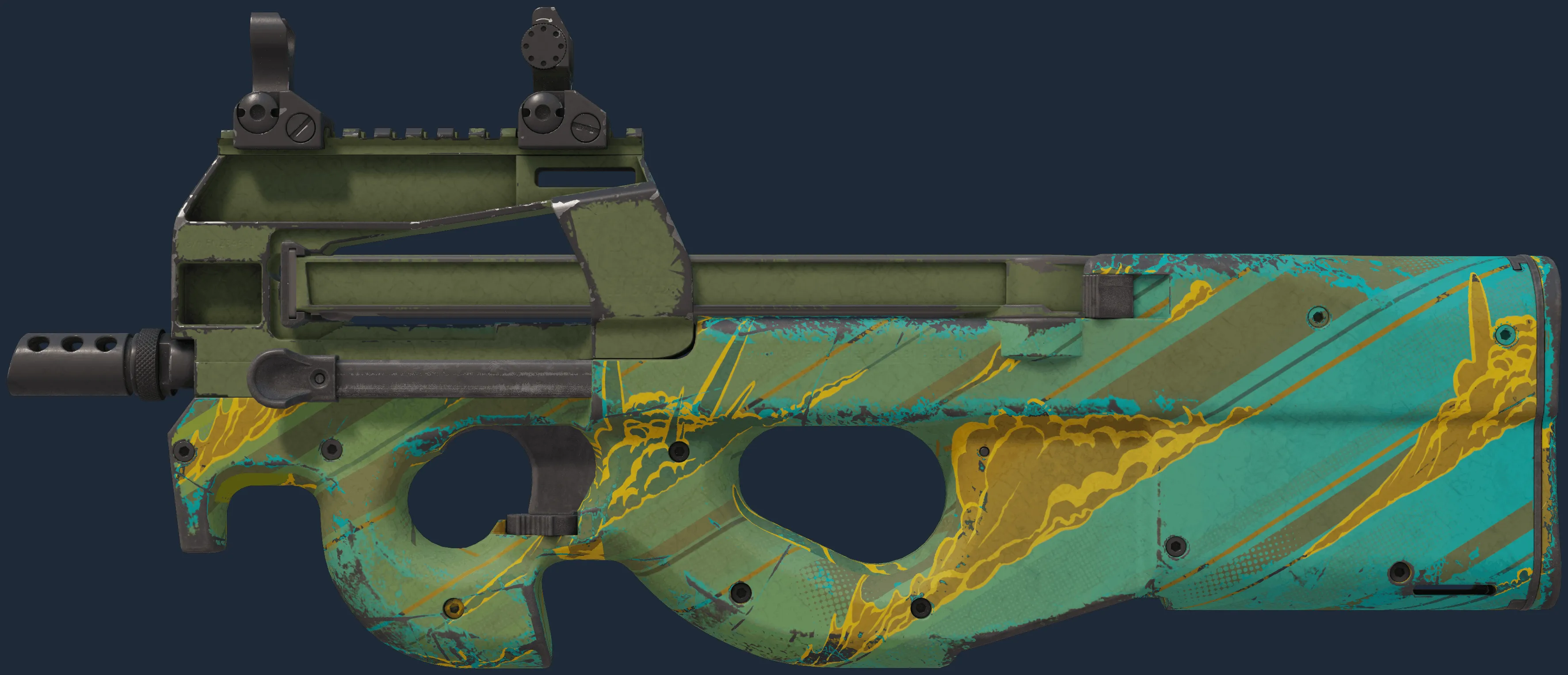 P90 | Mustard Gas (Field-Tested)