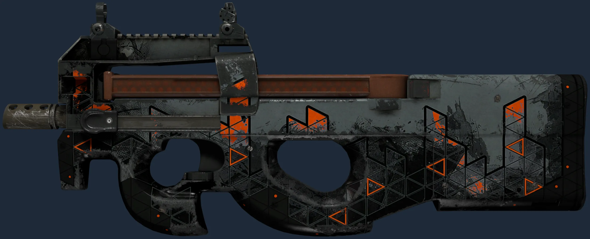 P90 | Trigon (Battle-Scarred)