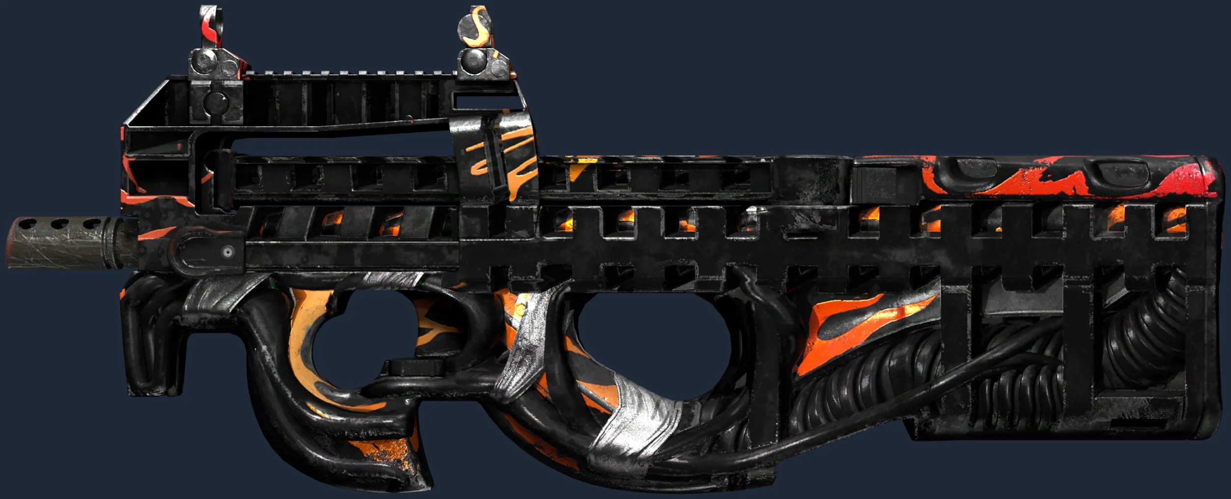 P90 | Vent Rush (Well-Worn)