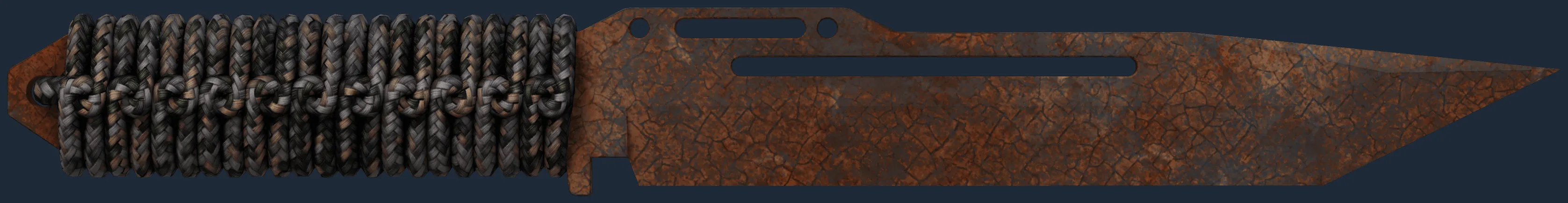 ★ Paracord Knife | Rust Coat (Battle-Scarred)