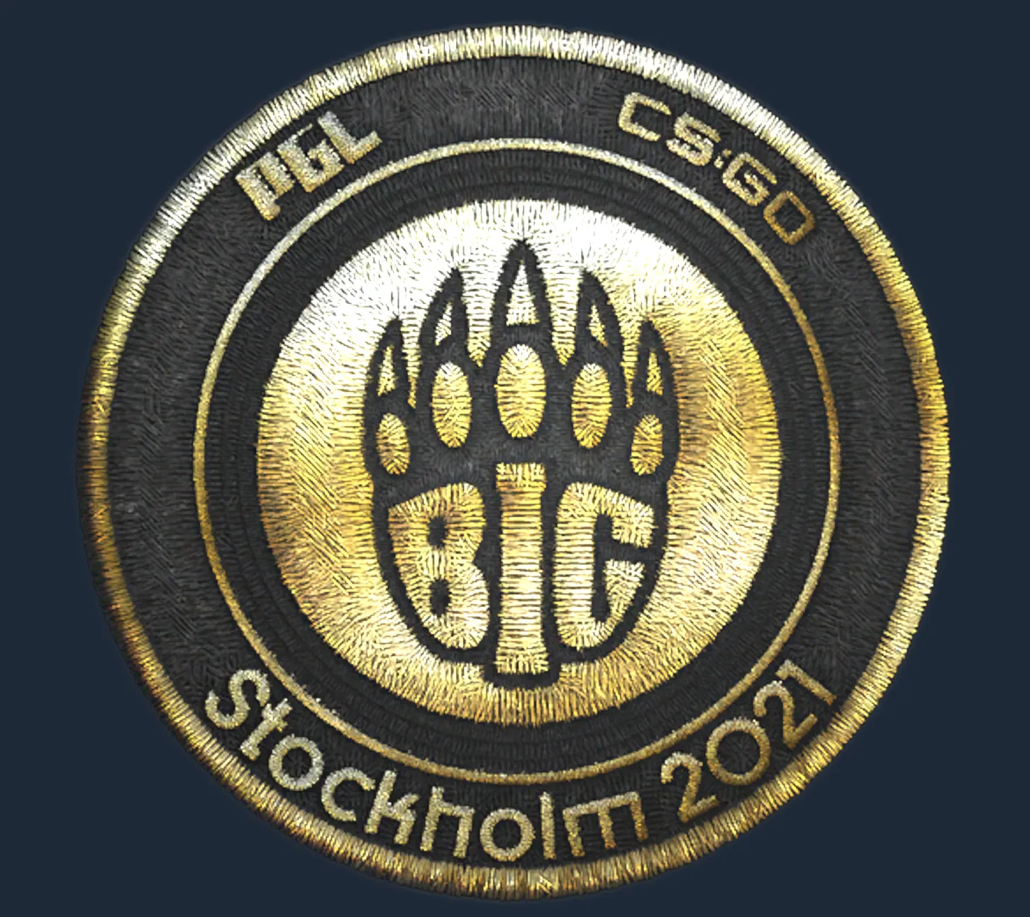 Patch | BIG (Gold) | Stockholm 2021