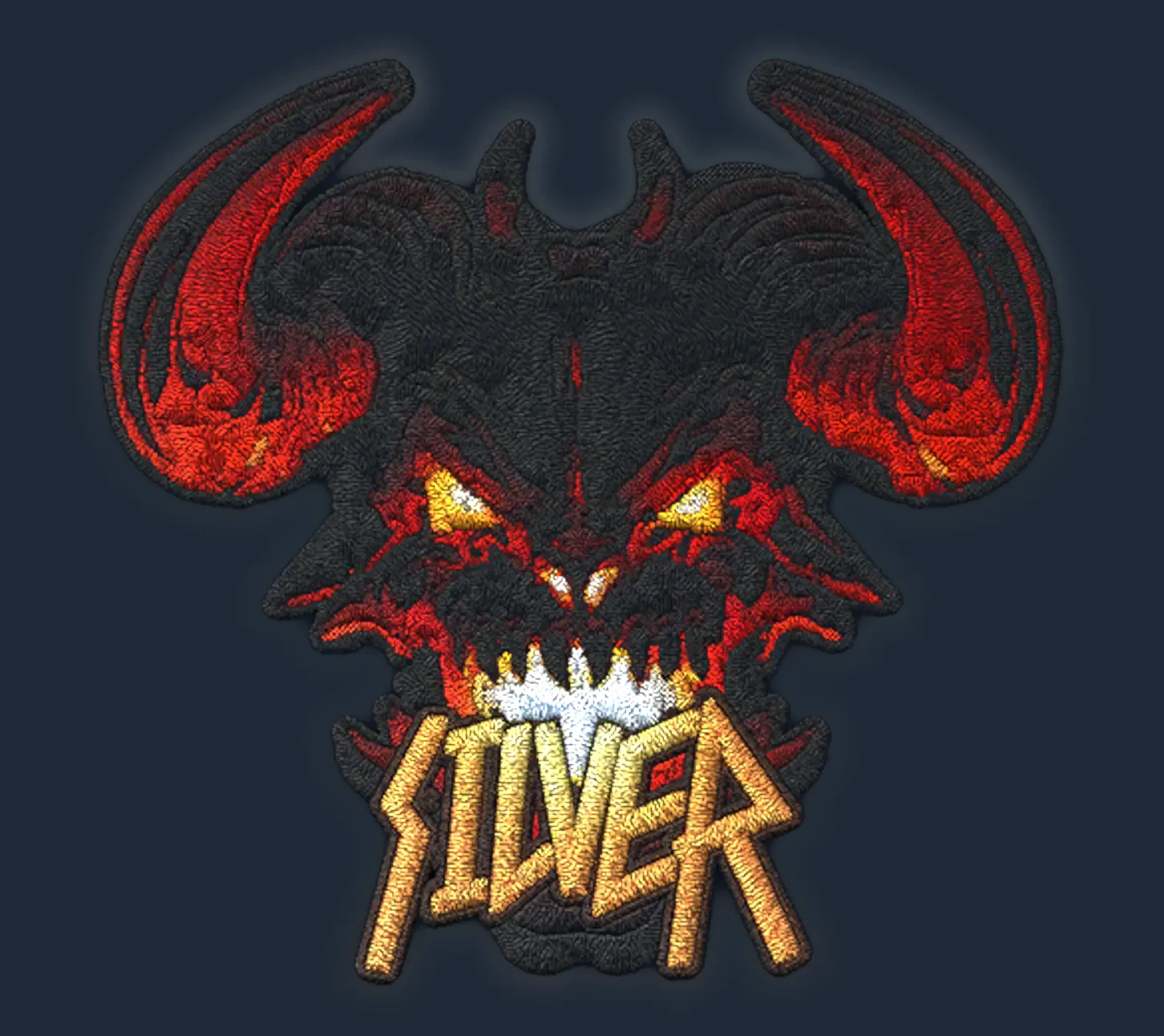 Patch | Metal Silver Demon