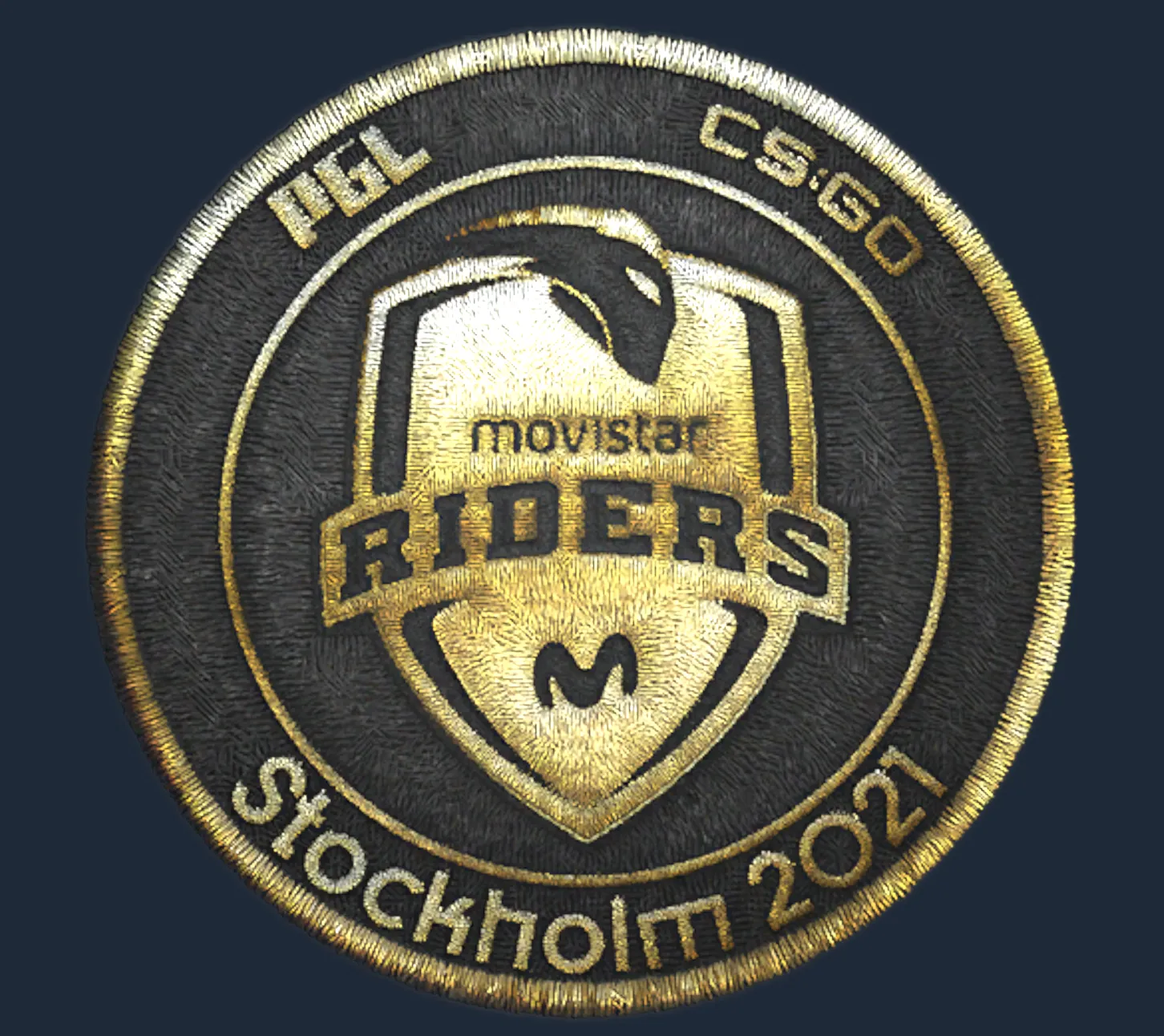 Patch | Movistar Riders (Gold) | Stockholm 2021