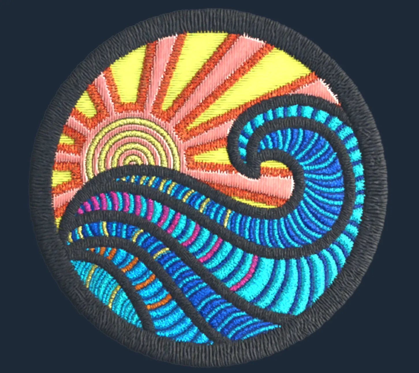 Patch | Sunset Wave