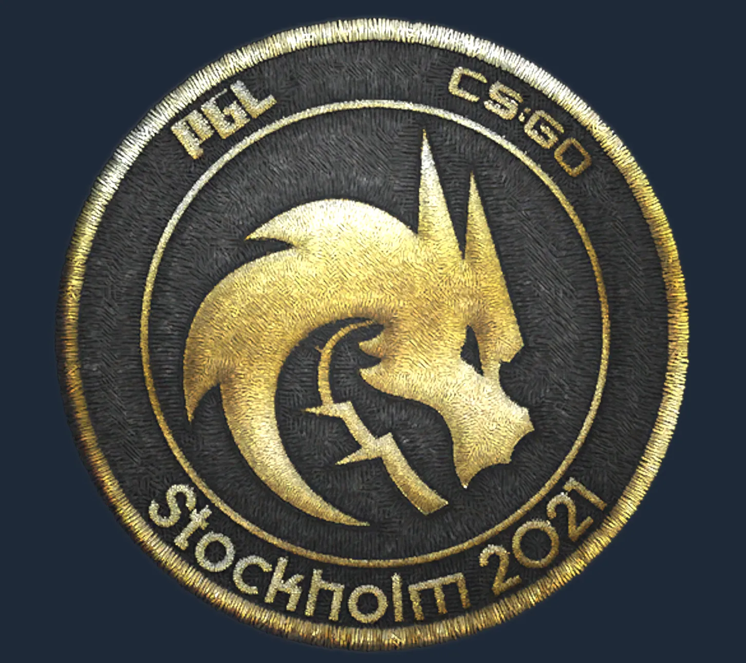 Patch | Team Spirit (Gold) | Stockholm 2021