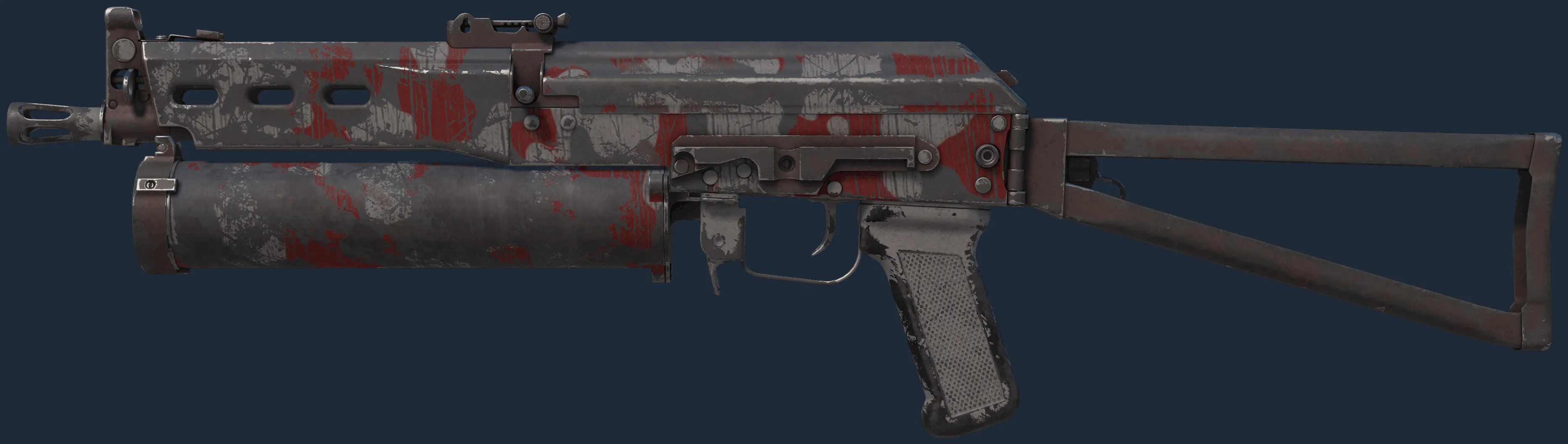 PP-Bizon | Wood Block Camo (Well-Worn)