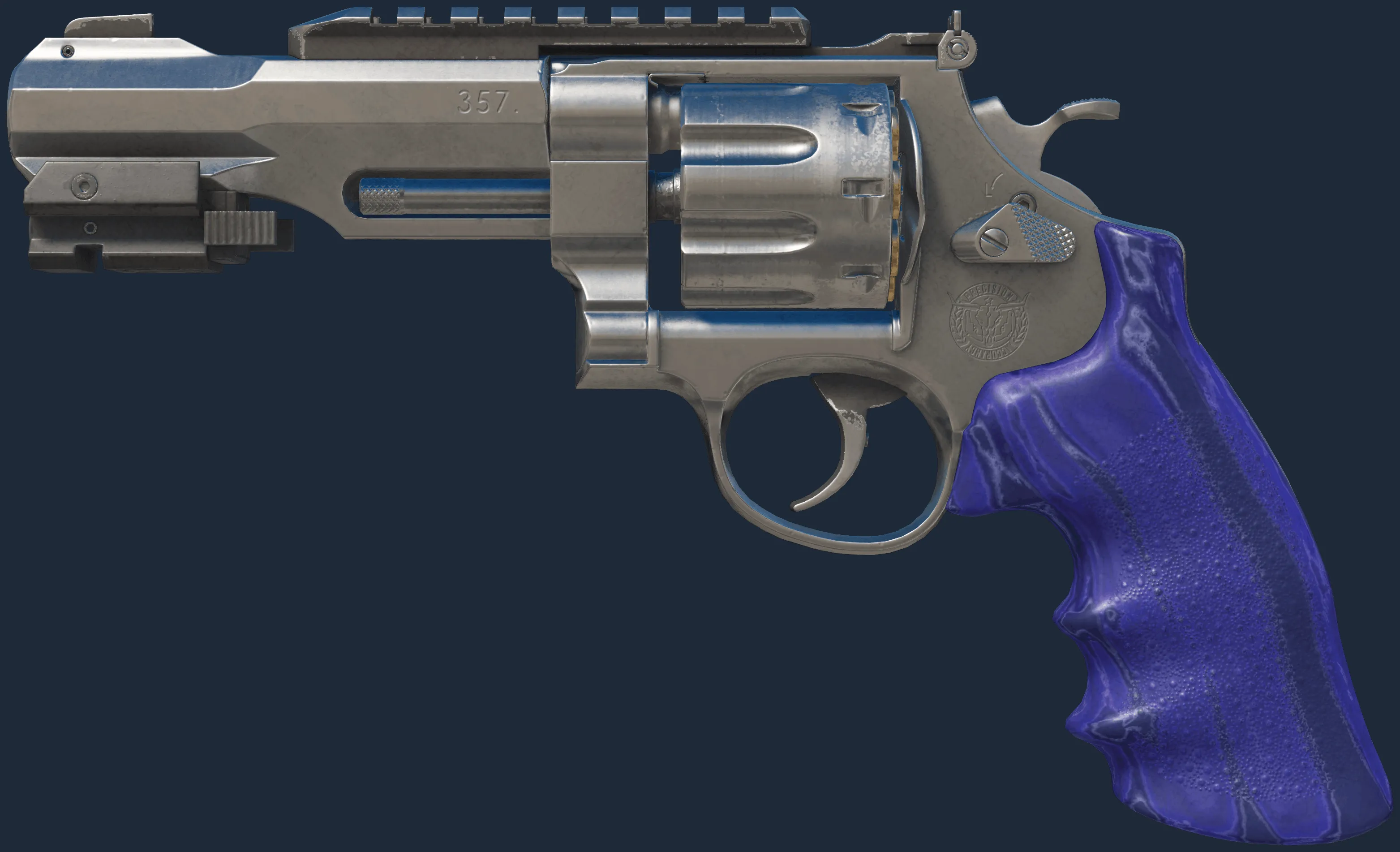R8 Revolver | Cobalt Grip (Well-Worn)