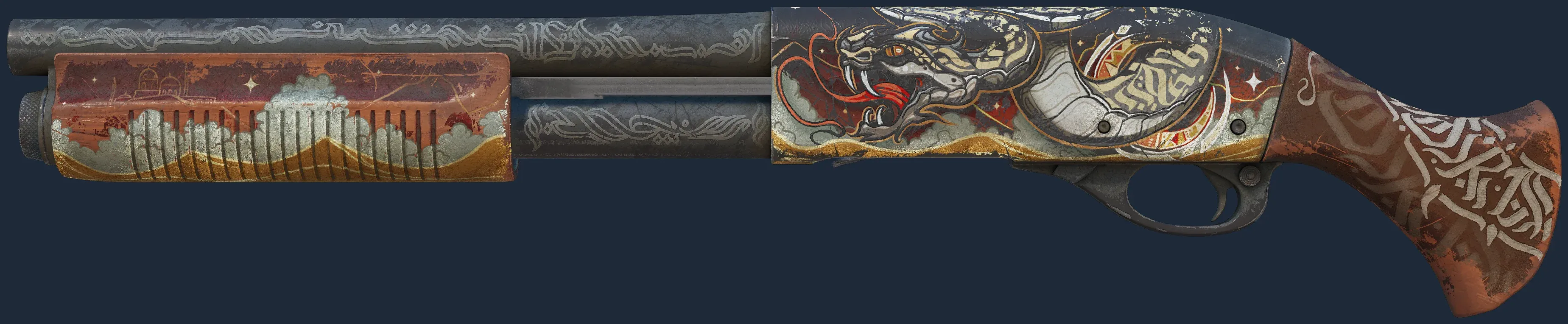 Sawed-Off | Lunar Wyrm (Battle-Scarred) Sawed-Off | Lunar Wyrm (Battle-Scarred)