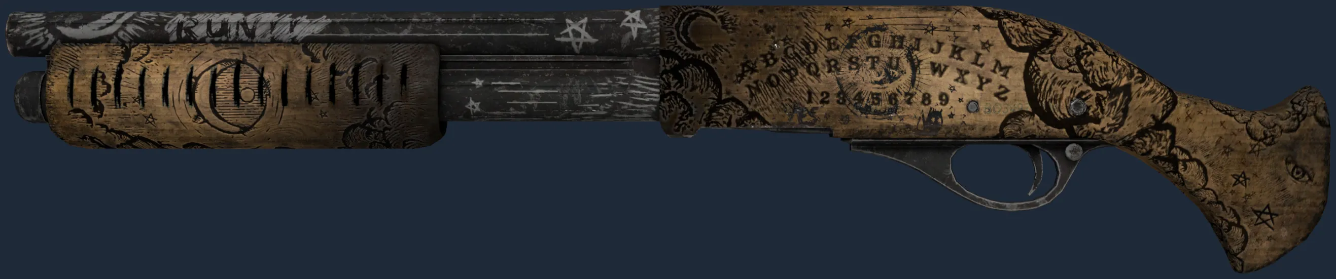 Sawed-Off | Spirit Board (Battle-Scarred)