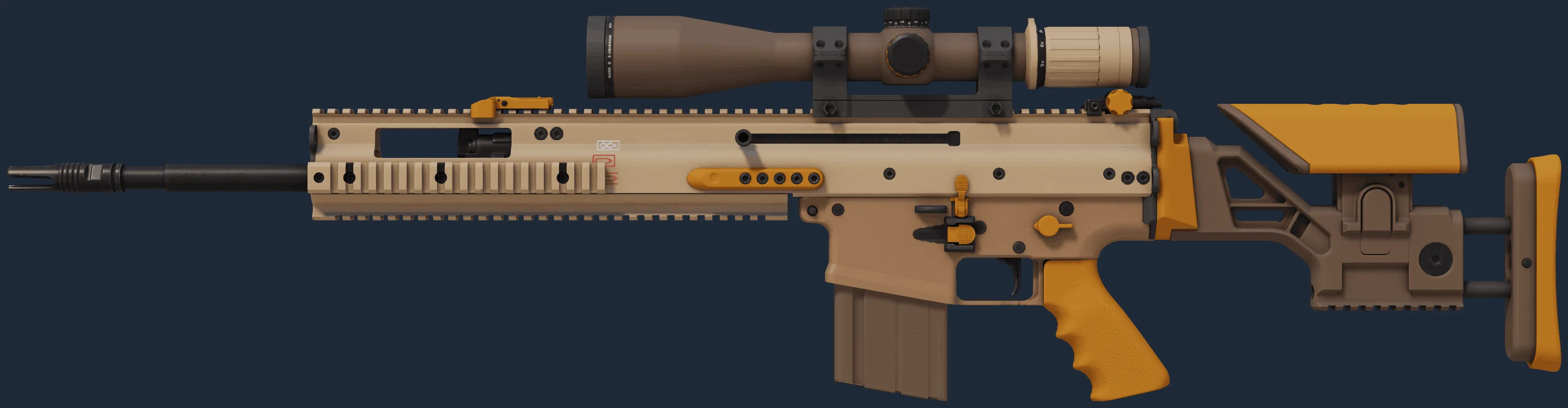 SCAR-20 | Short Ochre (Factory New)