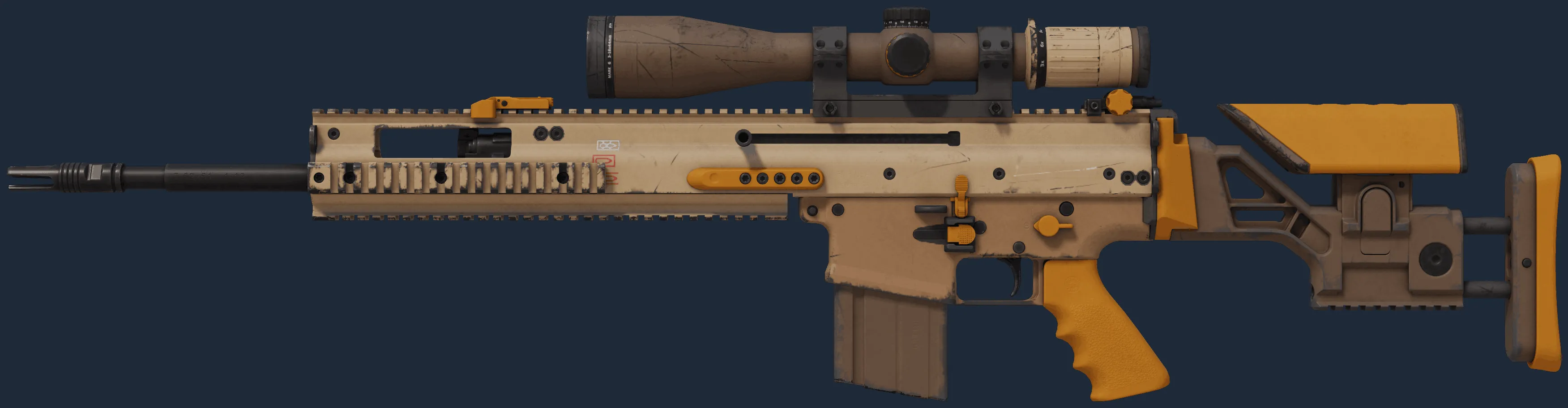 SCAR-20 | Short Ochre (Field-Tested)