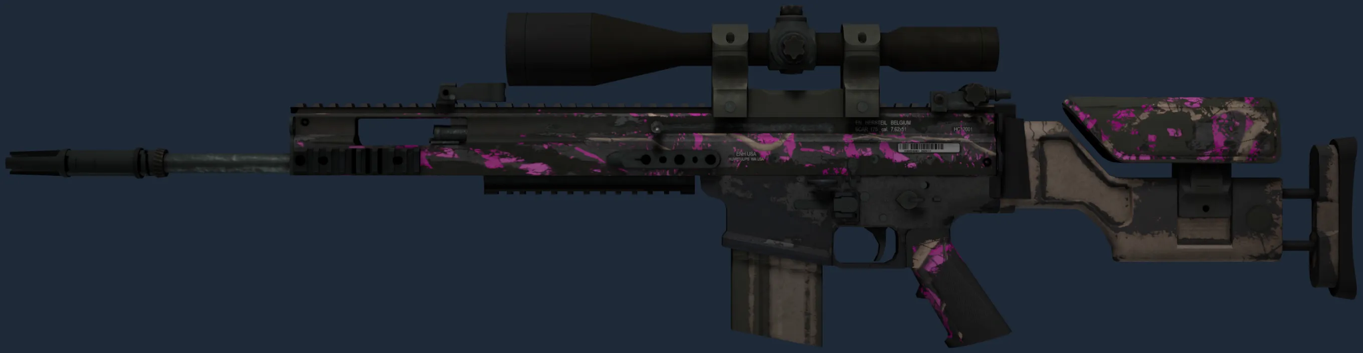SCAR-20 | Splash Jam (Well-Worn)