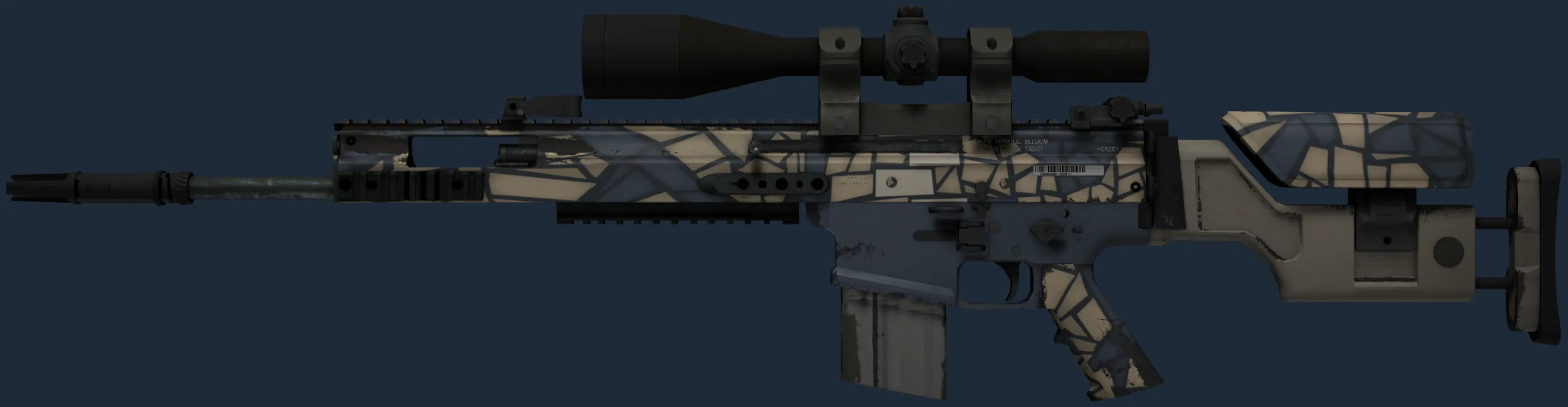 SCAR-20 | Stone Mosaico (Minimal Wear)