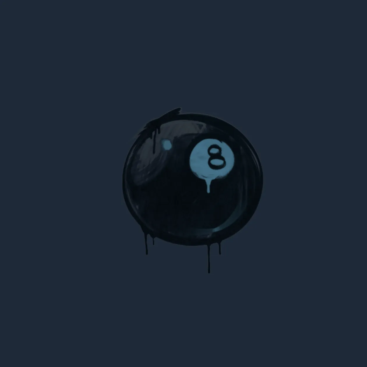 Sealed Graffiti | 8-Ball (Monarch Blue)