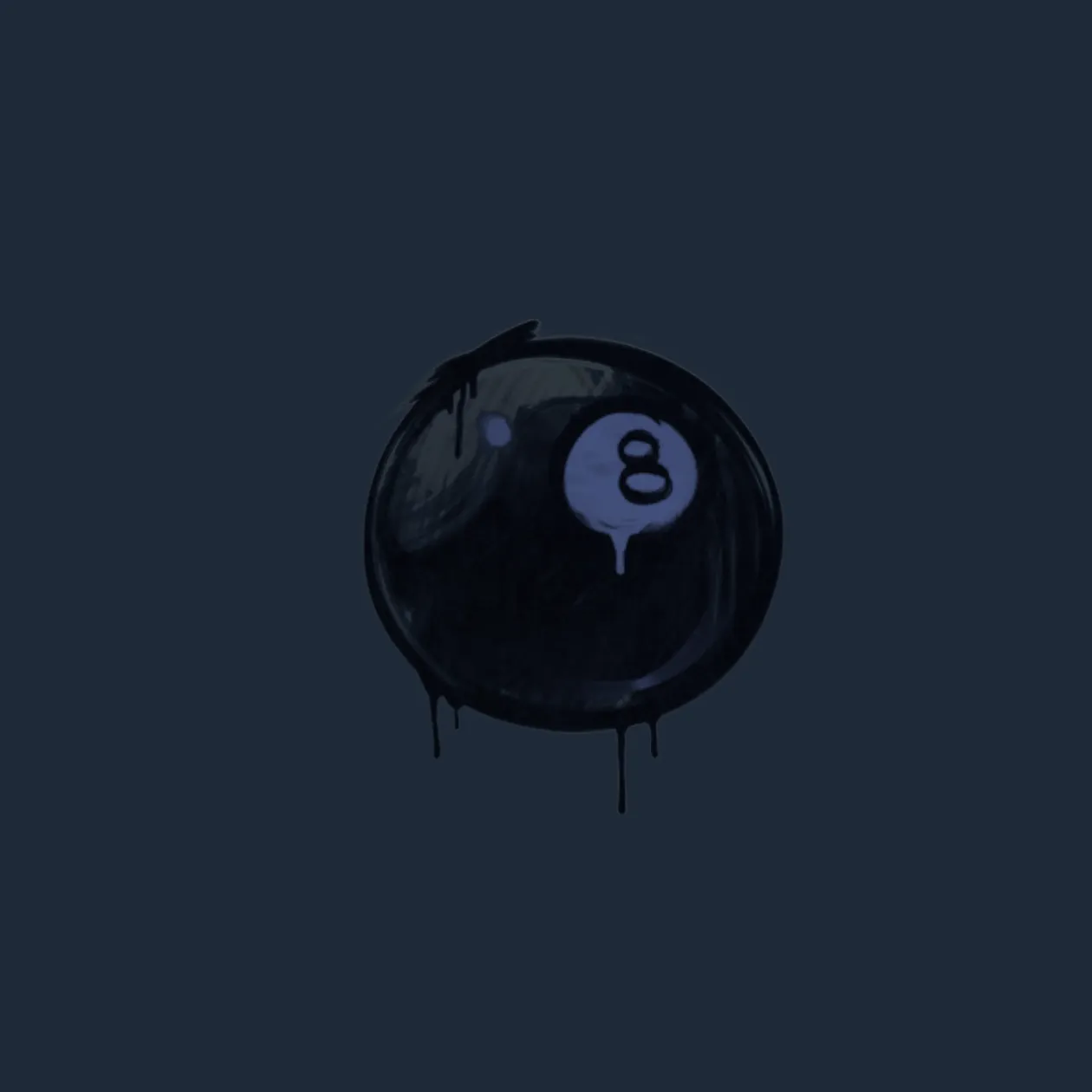 Sealed Graffiti | 8-Ball (Swat Blue)