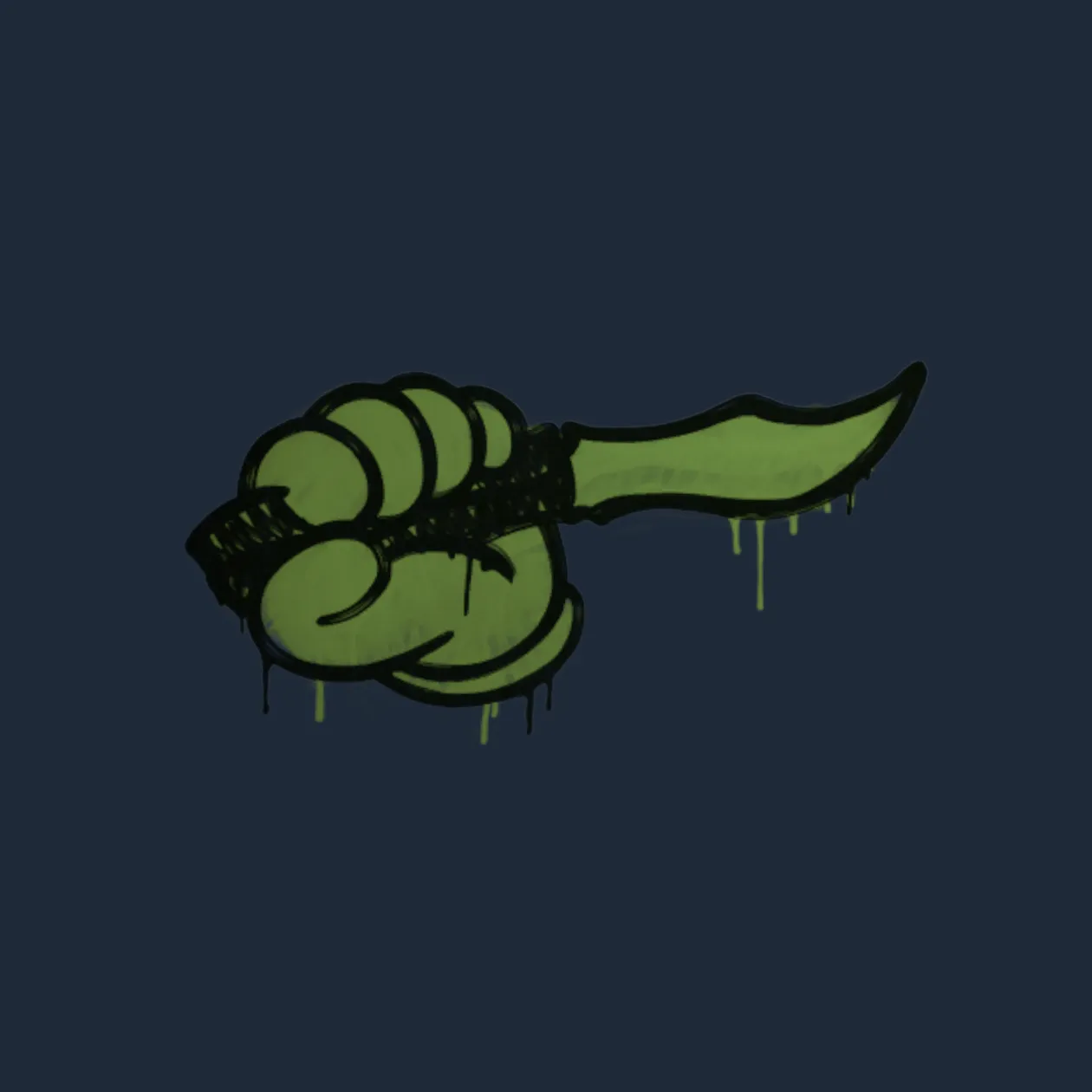 Sealed Graffiti | Backstab (Battle Green)