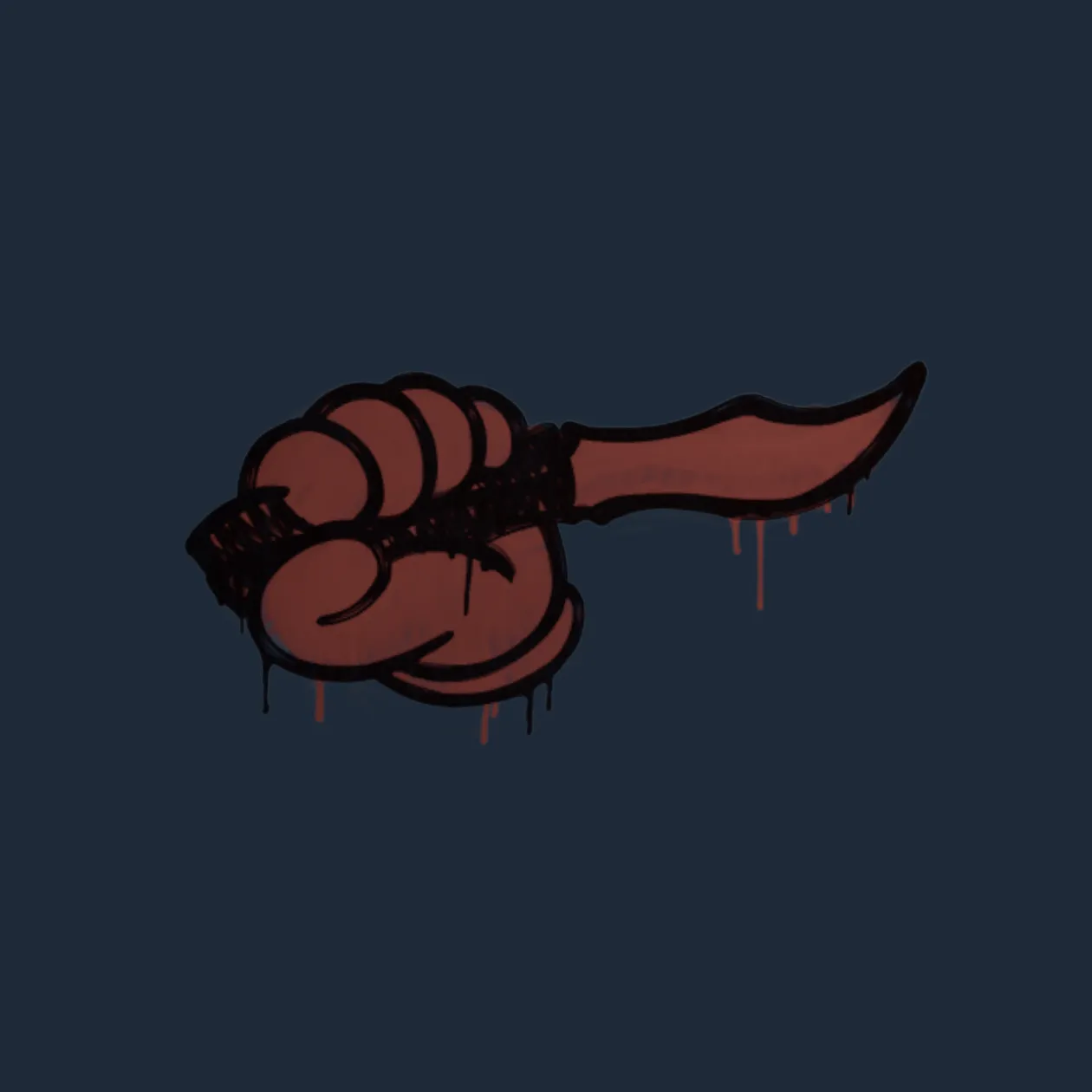 Sealed Graffiti | Backstab (Brick Red)