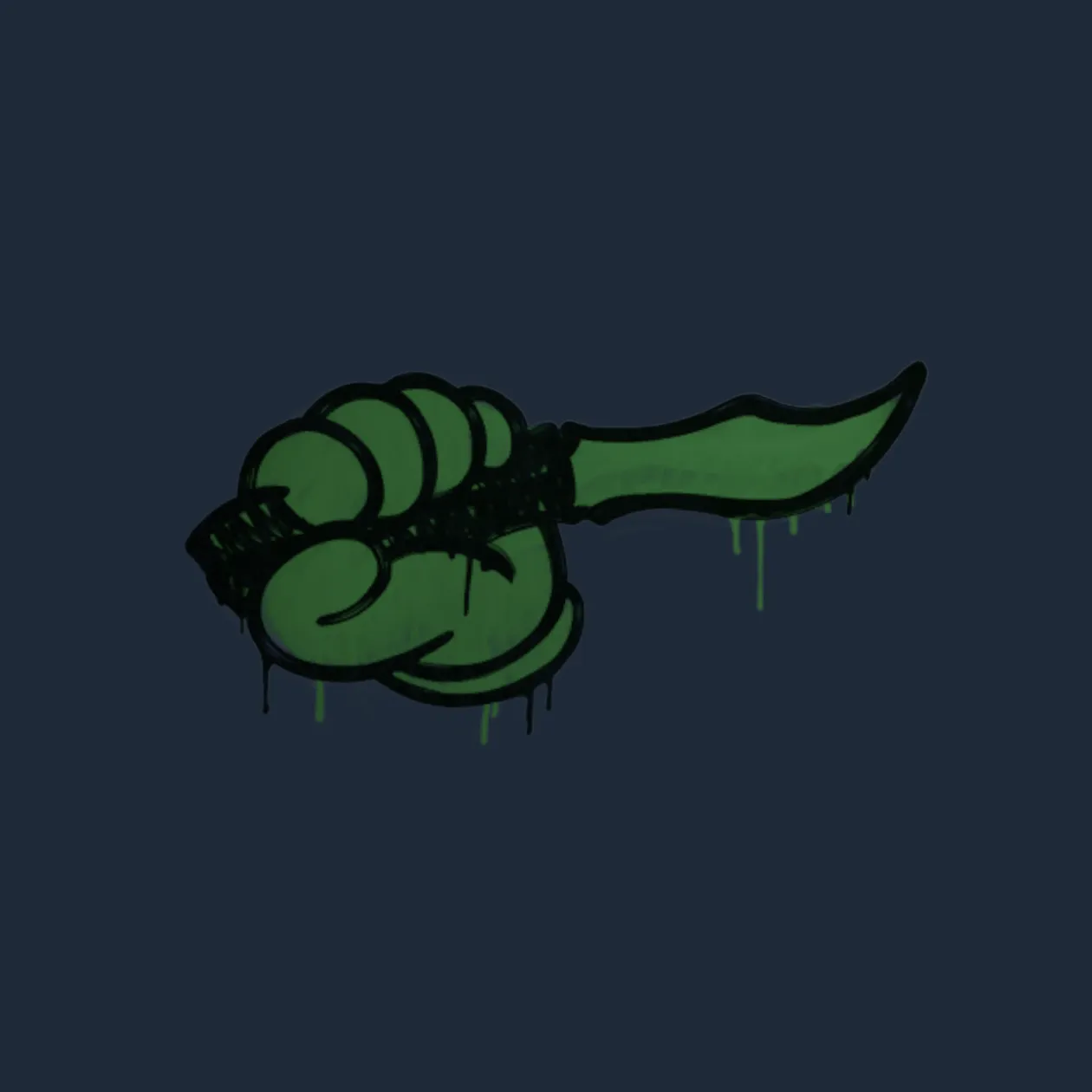 Sealed Graffiti | Backstab (Jungle Green)